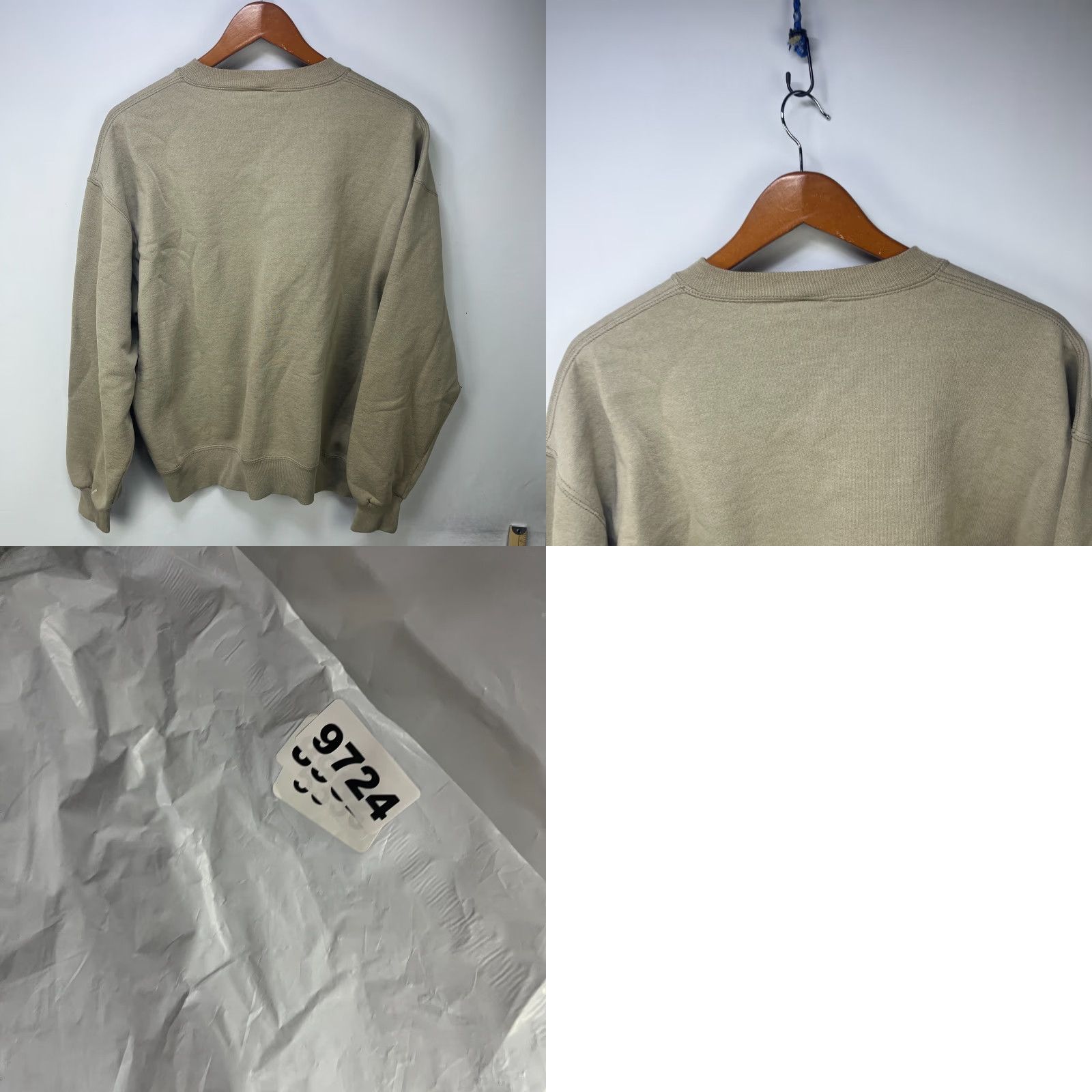 Russell Athletic VINTAGE Russell Athletic Sweatshirt Mens L Beige 90s Pullover Size US L / EU 52-54 / 3 - 8 Thumbnail