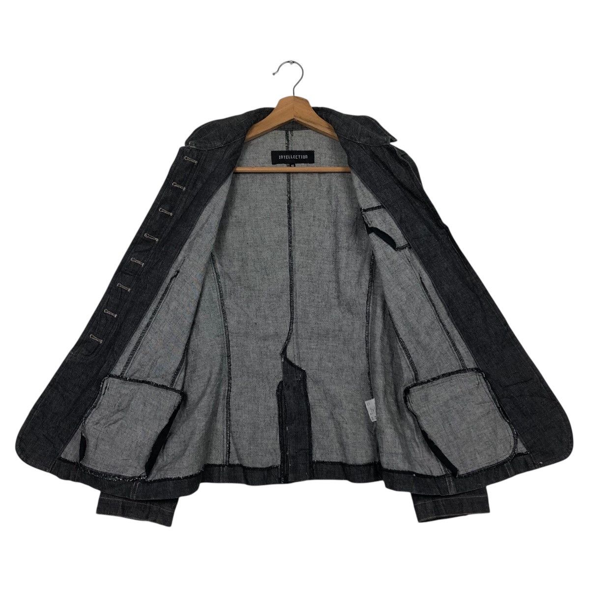 Issey Miyake 📌Vintage Chore Worker Denim Jacket Intellection Size US M / EU 48-50 / 2 - 14 Thumbnail