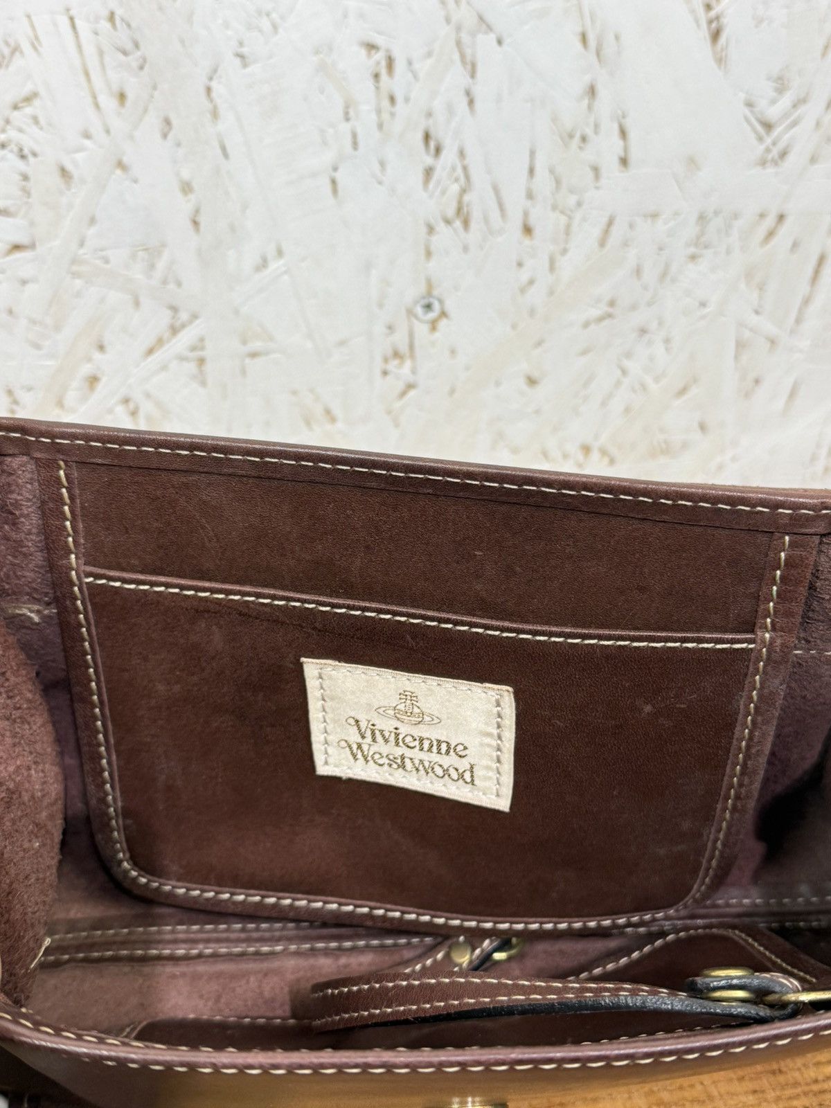 Vivienne Westwood Vivienne Westwood Gold Label Embossed Leather Shoulder Bag Size ONE SIZE - 12 Thumbnail
