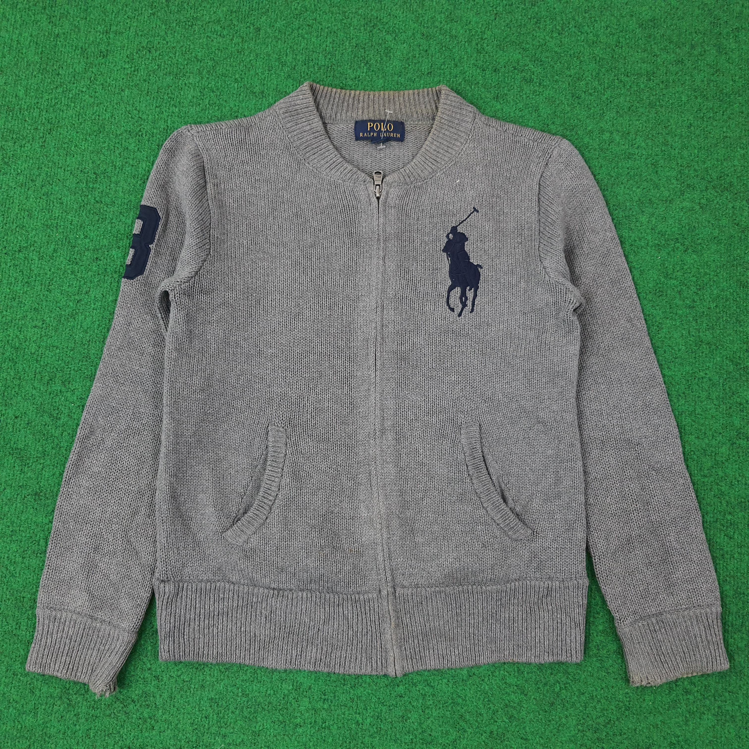 Polo Ralph Lauren Vintage POLO Ralph Lauren Zipper Knitted Sweatshirt C245N12 Size US XS / EU 42 / 0 - 1 Thumbnail
