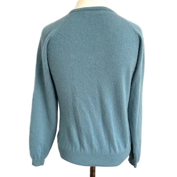 Other Lochmere Blue Cashmere Cardigan Sweater 🏴󠁧󠁢󠁳󠁣󠁴󠁿 Size S / US 4 / IT 40 - 7 Thumbnail