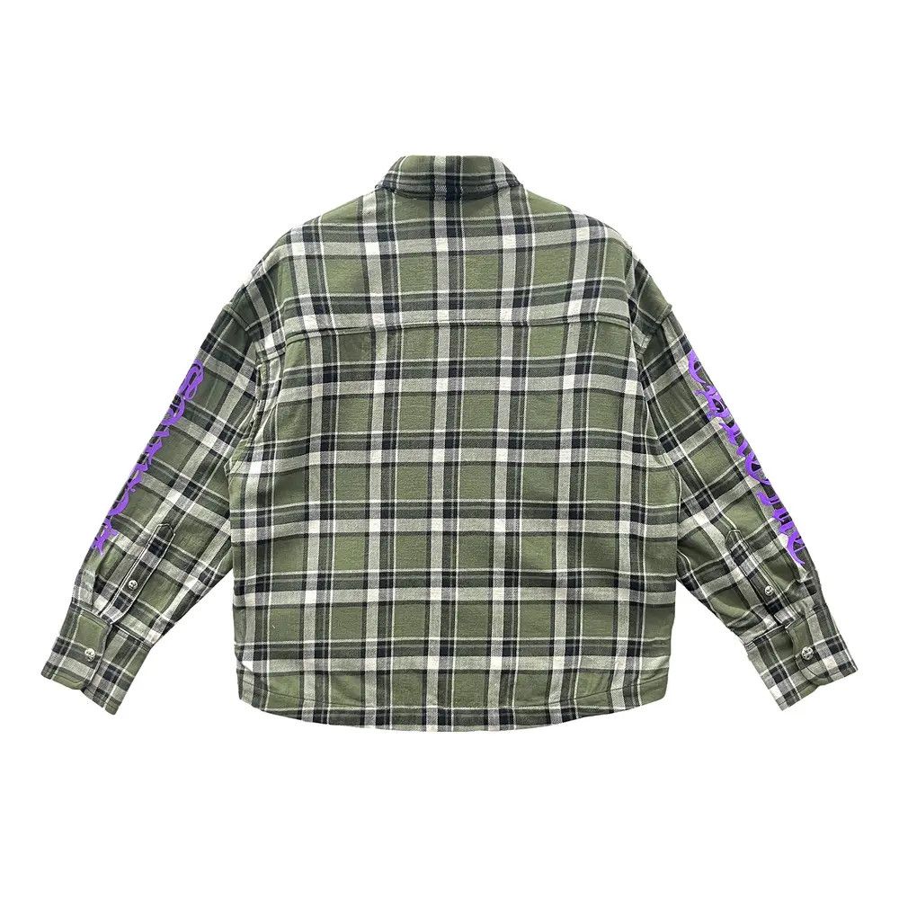 Chrome Hearts Chrome Hearts Work Dog Plaid Floral Sleeves Flannel Jacket Size US M / EU 48-50 / 2 - 2 Thumbnail