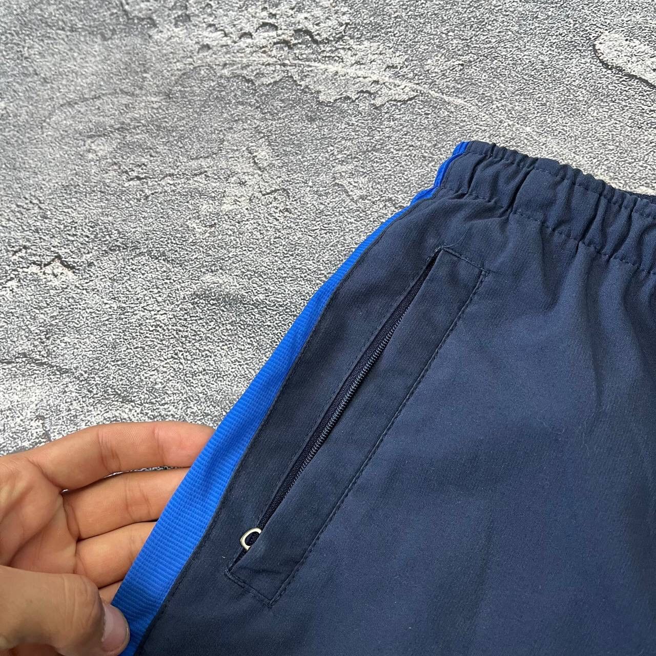 Nike Vintage 90s Nike Blue Zip Baggy Track Pants Sportwear Swoosh Size US 30 / EU 46 - 7 Thumbnail