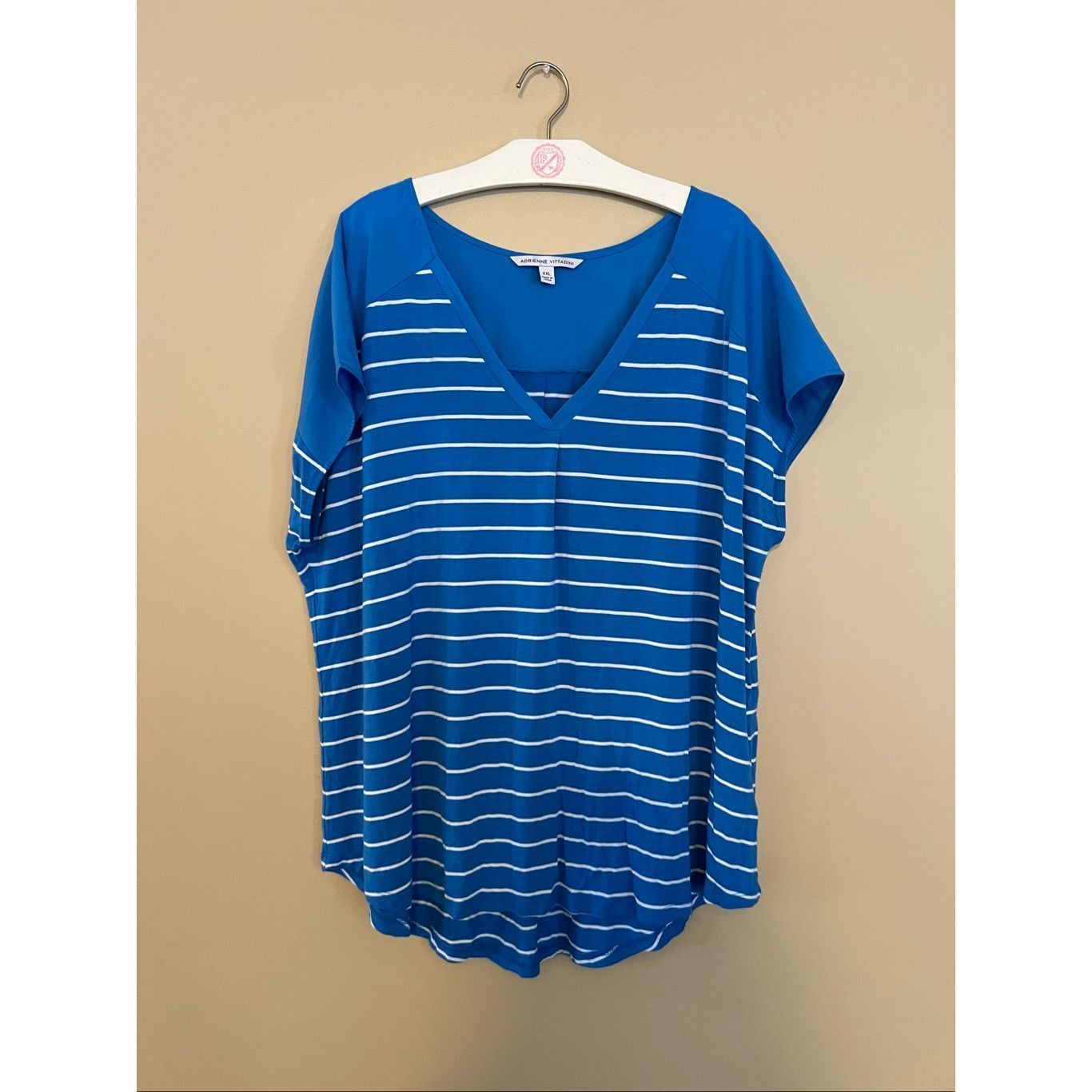Other Adrienne Vittadini Blue And White Shirt Woman’s Size XXL Size XXL / US 16-18 / IT 52-54 - 1 Thumbnail