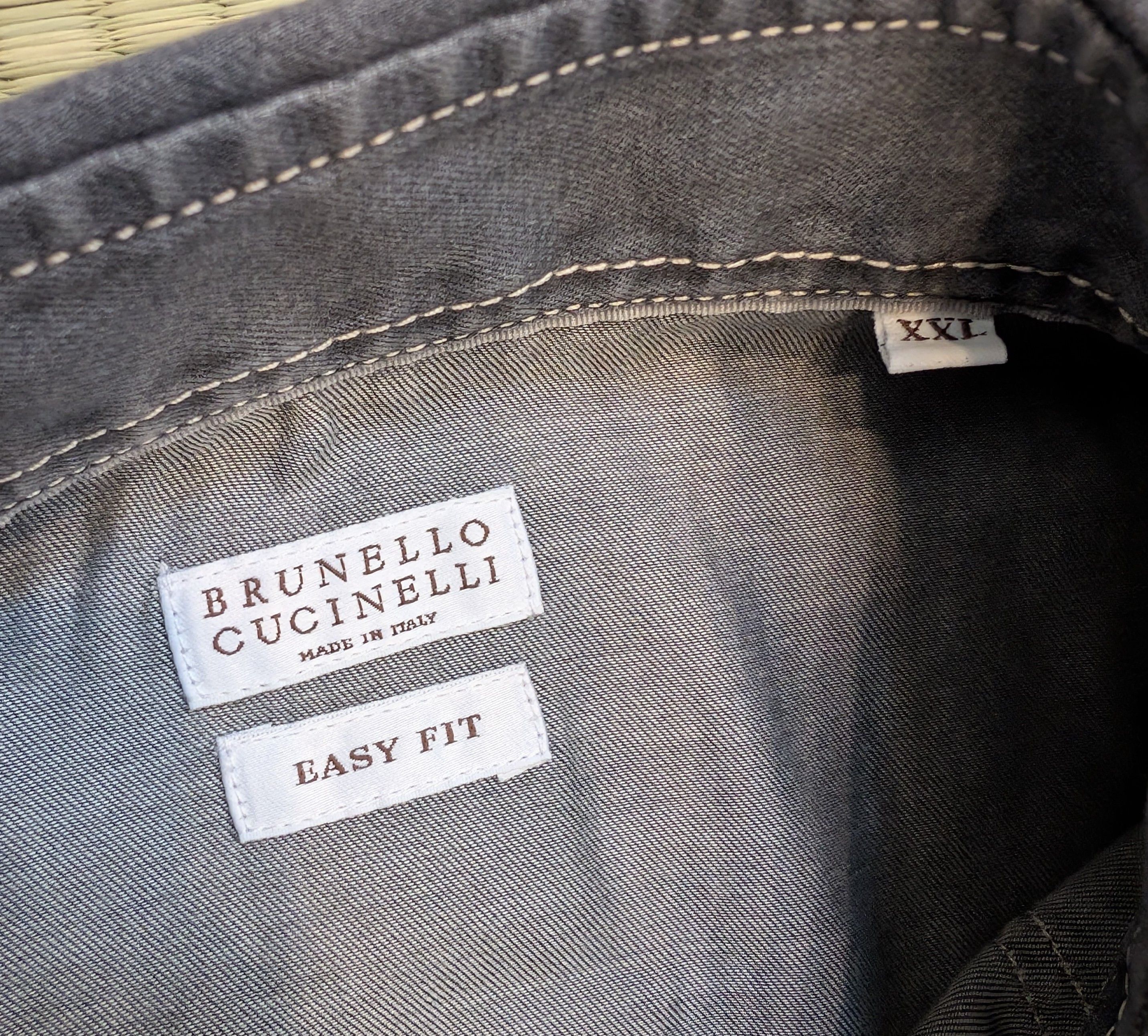 Brunello Cucinelli Brunello Cucinelli Easy Fit Denim Western Shirt Size US XXL / EU 58 / 5 - 3 Thumbnail