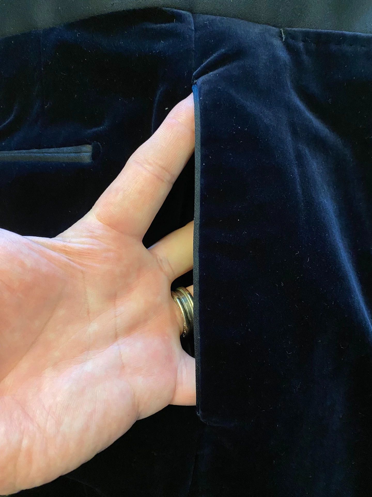 Ermenegildo Zegna Zegna Main Line Swiss-Made Velvet Trousers Size US 32 / EU 48 - 4 Thumbnail