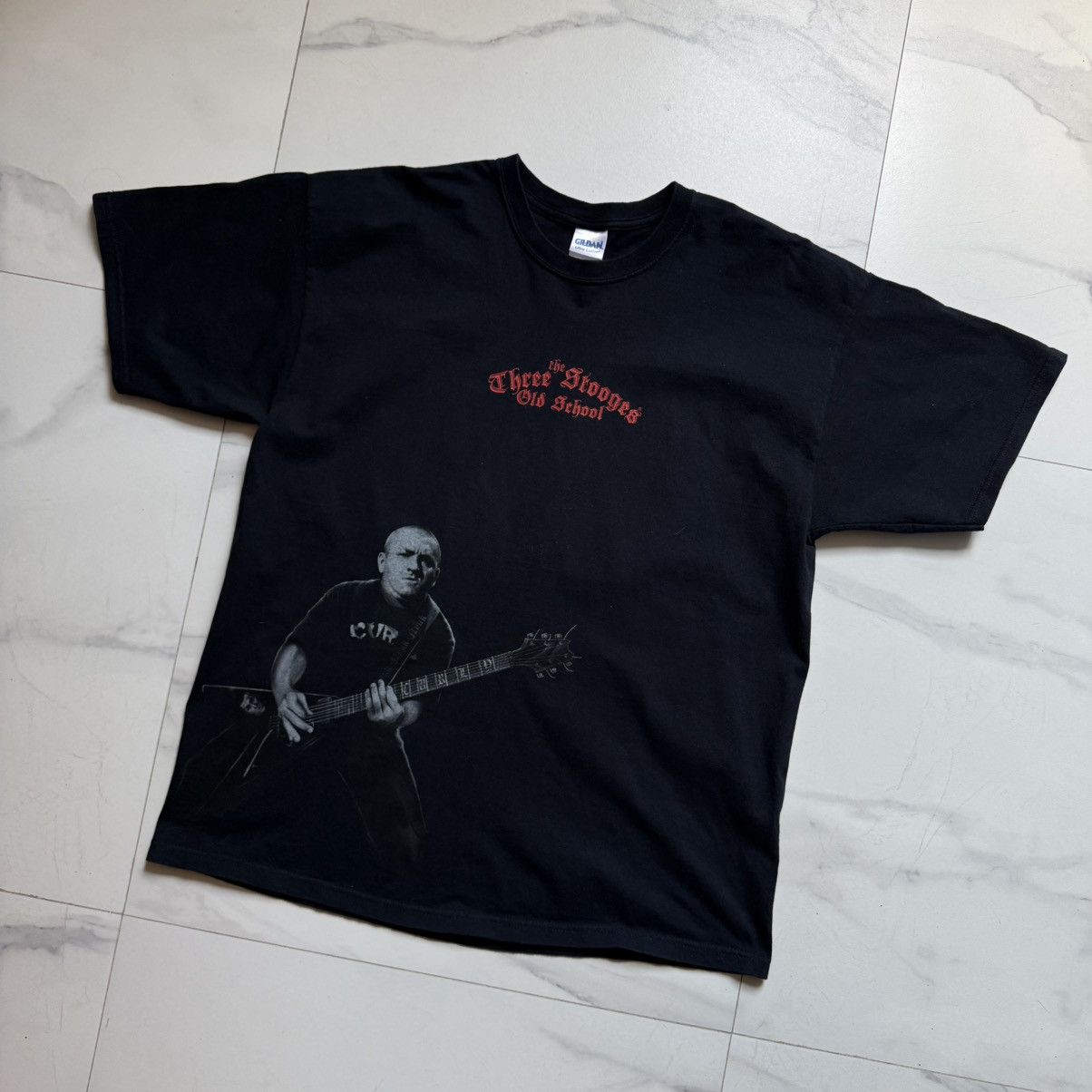 Vintage Vintage Y2K The Three Stooges World Tour T-Shirt Size US XL / EU 56 / 4 - 4 Thumbnail