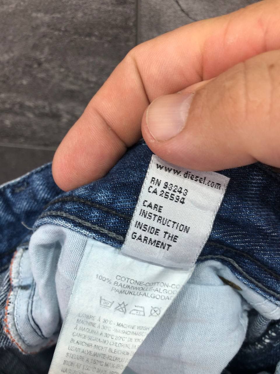 Diesel Vintage Diesel Denim Jeans Distressed Faded Pants Y2K Size US 31 - 16 Thumbnail
