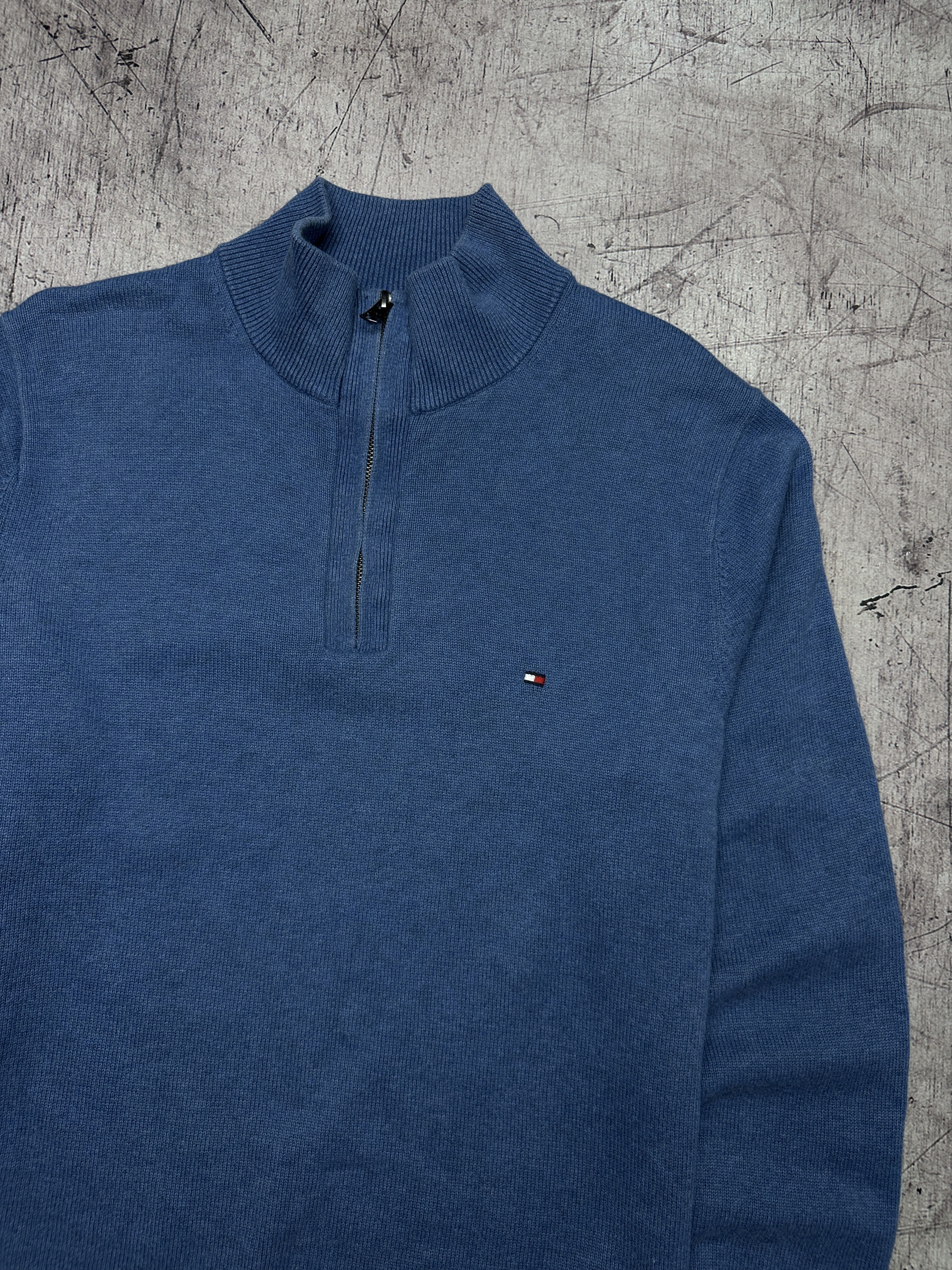 Tommy Hilfiger Tommy Hilfiger Vintage Mens 1\4 Zip Knit Sweater Size US M / EU 48-50 / 2 - 2 Thumbnail