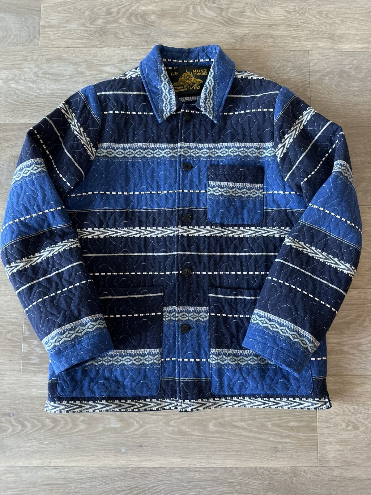 Le Mont Saint Michel Le Mont St Michel patchwork work jacket Size US M / EU 48-50 / 2 - 1 Thumbnail
