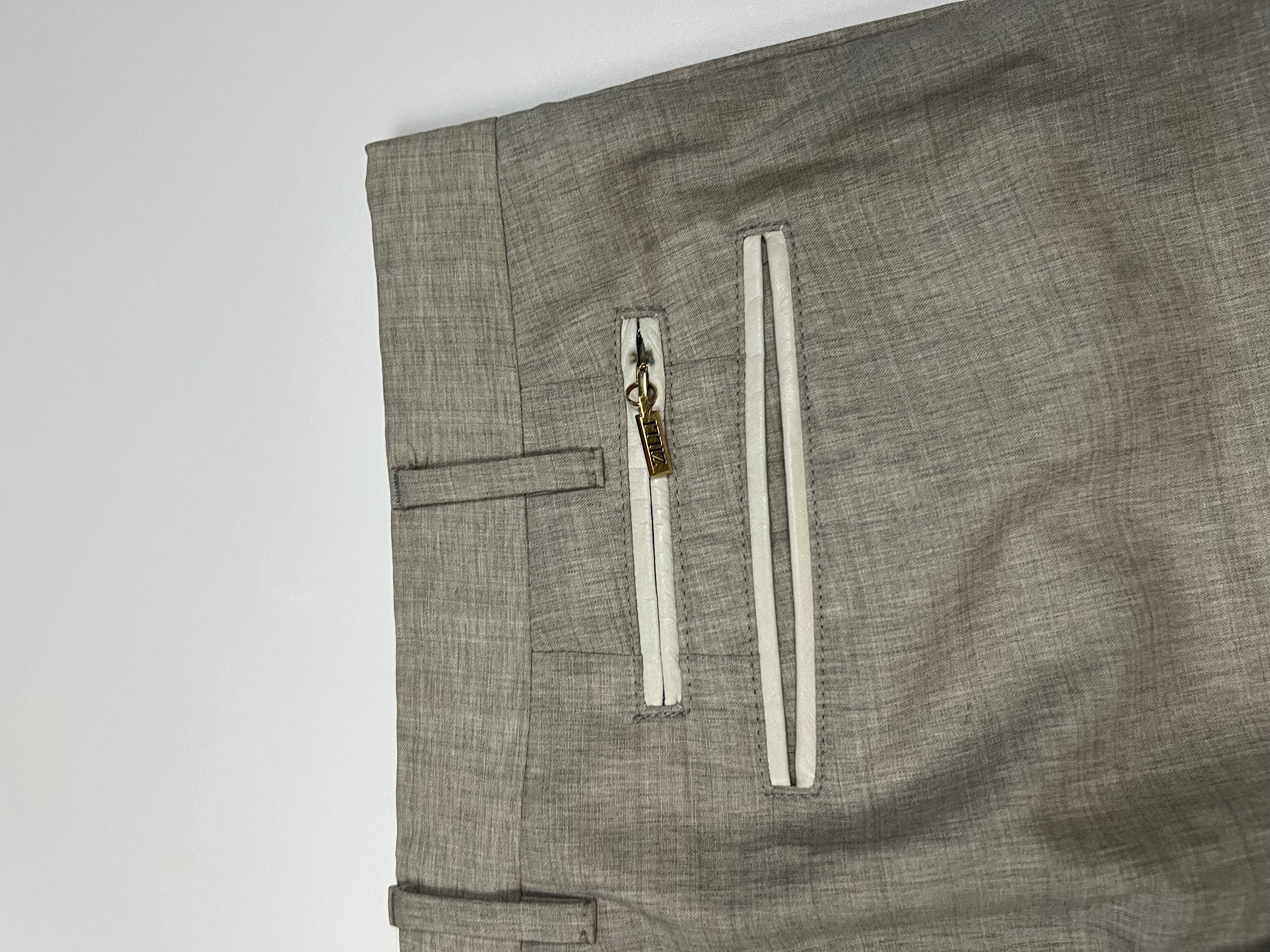 Zilli zilli pants mens size 50 flax classic luxury Size US 38 / EU 54 - 5 Thumbnail