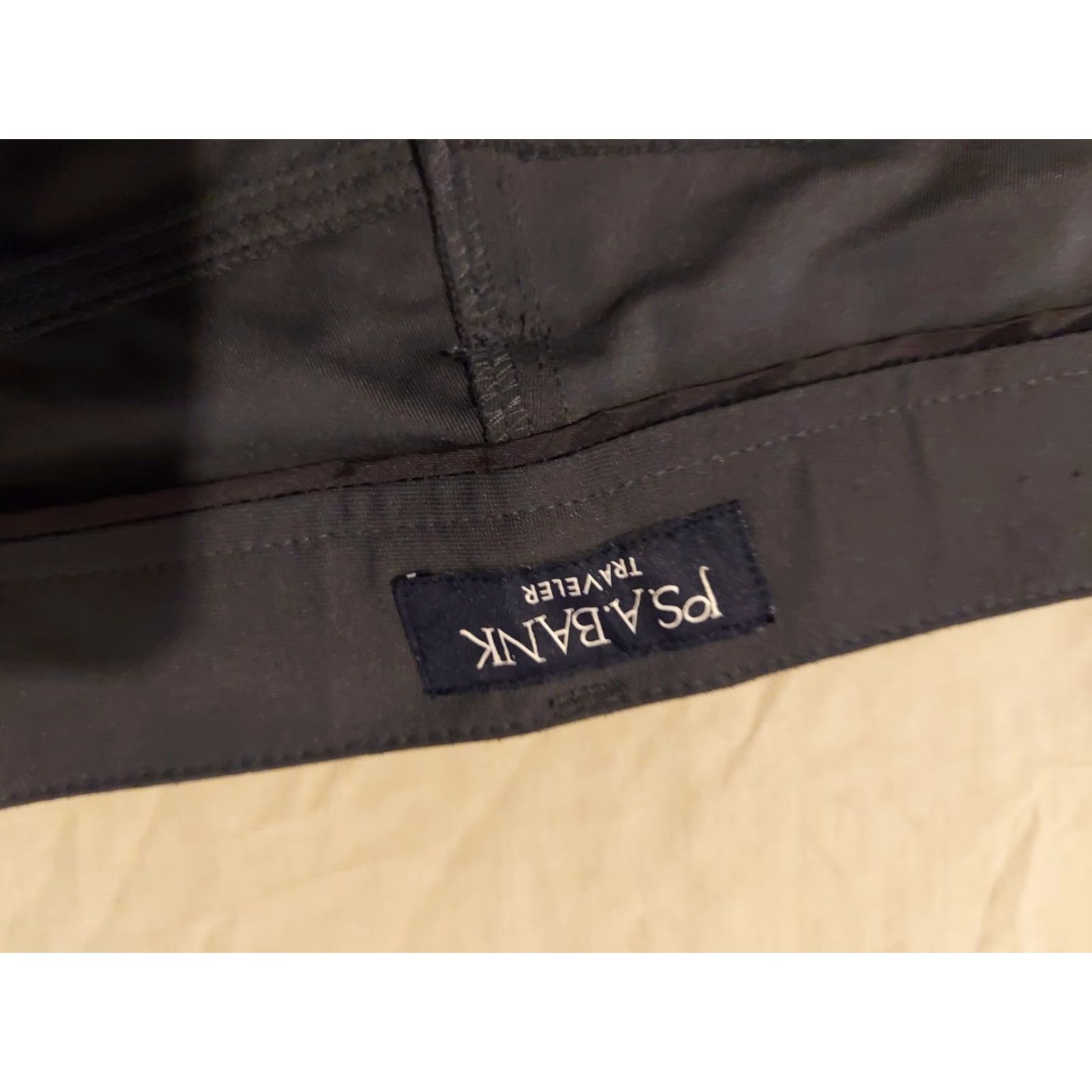Jos. A. Bank VINTAGE Jos. A. Bank Pants Slim Regular Men 33 32 Gray Chino Jeans Perforamnce Mens Size US 33 - 3 Thumbnail