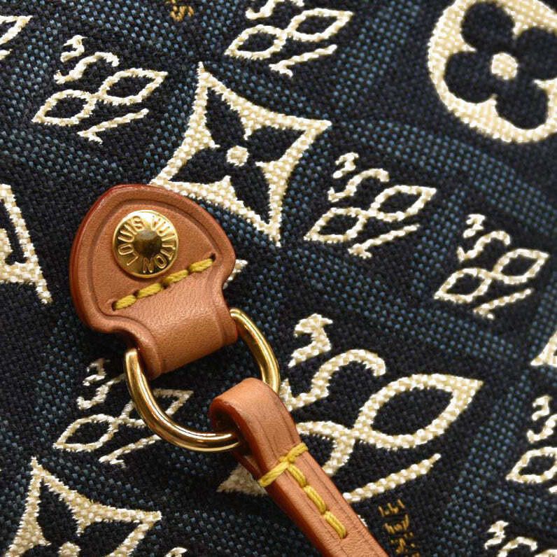 Louis Vuitton Louis Vuitton Jacquard Since 1854 Neverfull MM Blue Size ONE SIZE - 9 Thumbnail