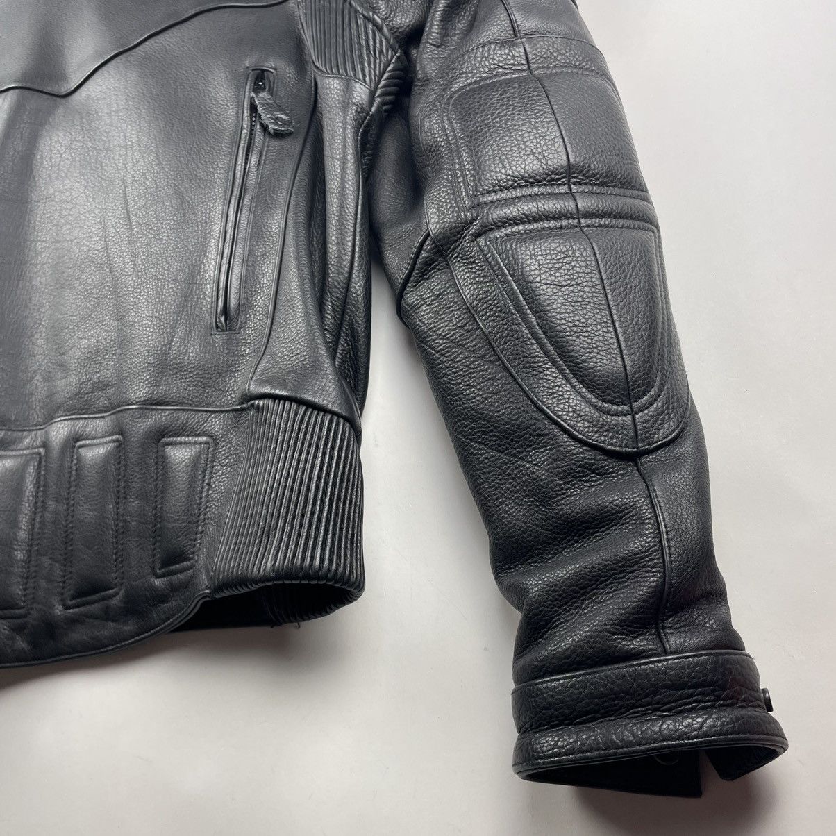 Other Milwaukee Leather Jacket Mens L Black Motorcycle Biker Thick Size US L / EU 52-54 / 3 - 17 Thumbnail