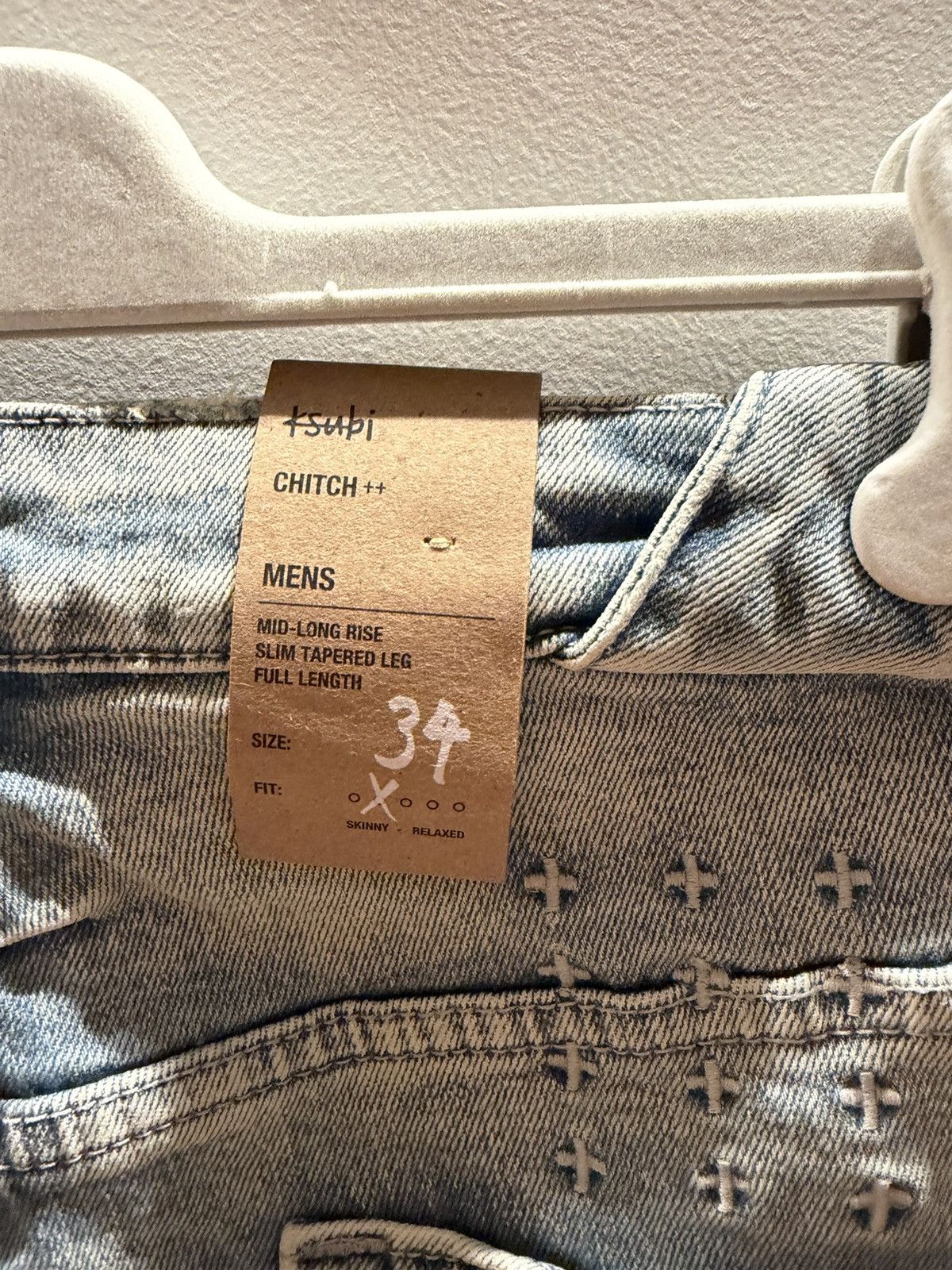 Ksubi Ksubi Chitch Punk Blue Thrashed Jeans Size 34 Size US 34 / EU 50 - 13 Thumbnail