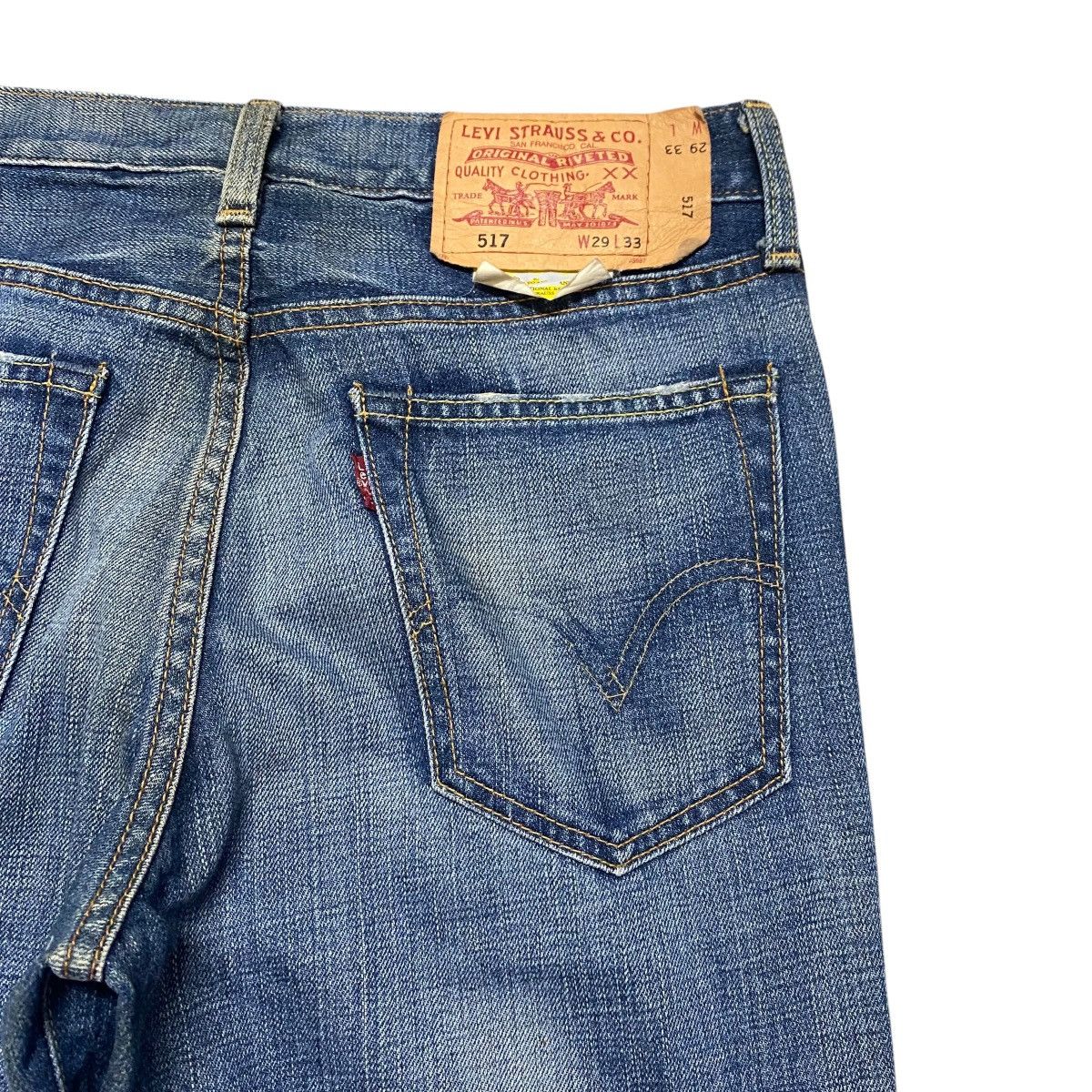 Levi's Vintage Levis 517 Flare Jeans Distressed Size US 30 / EU 46 - 12 Thumbnail