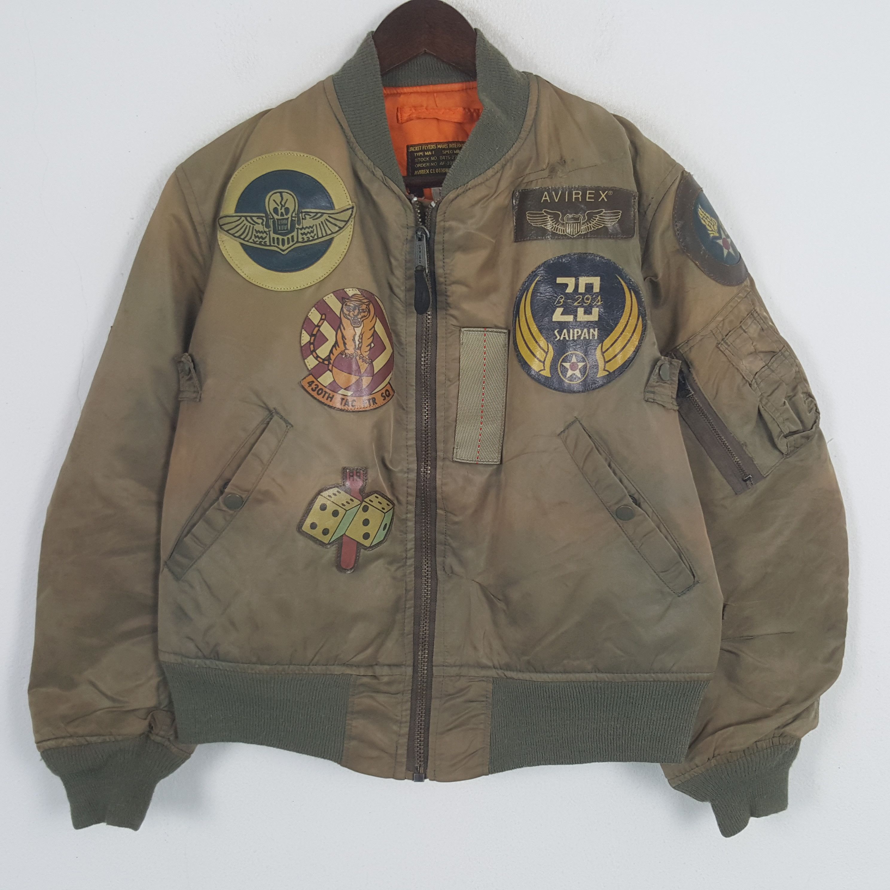 Avirex × Vintage Vintage Avirex Military Reversible Bomber Jacket Size US S / EU 44-46 / 1 - 1 Thumbnail