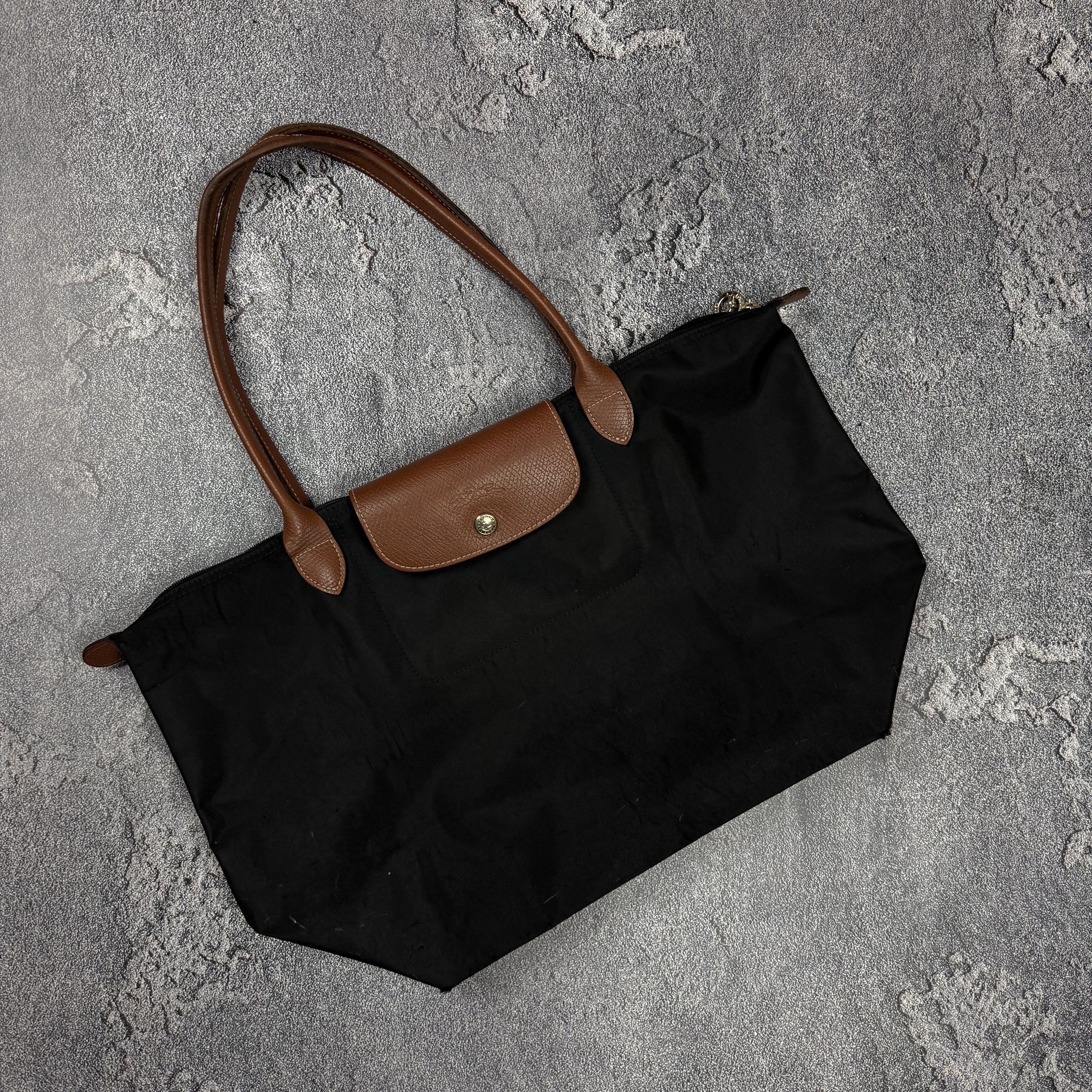 Longchamp Vintage Longchamp Les Pliages Shopping Nylon Bag Shoulder Size ONE SIZE - 1 Thumbnail