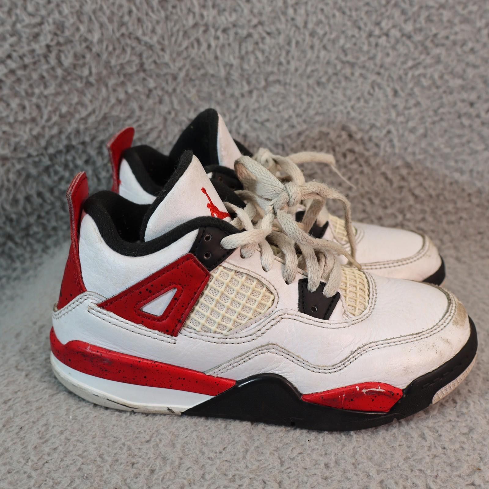 Jordan Brand Retro Jordan 4 Red Cement Child Size 12c Bred Size US 12 / EU 45 - 4 Thumbnail