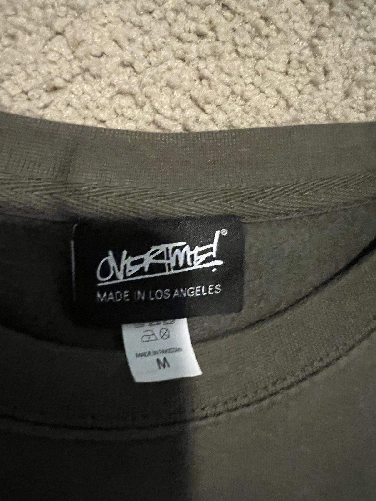 Other Overtime International overtimeintl Olive Crewneck Sweater Size US M / EU 48-50 / 2 - 2 Thumbnail