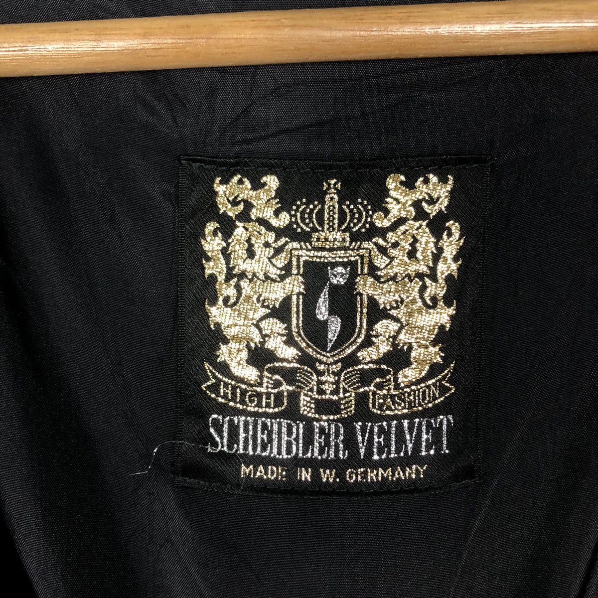 Vintage 🔥Rare Long Jacket Scheibler Velvet Made in W.Germany Black Size US M / EU 48-50 / 2 - 14 Thumbnail