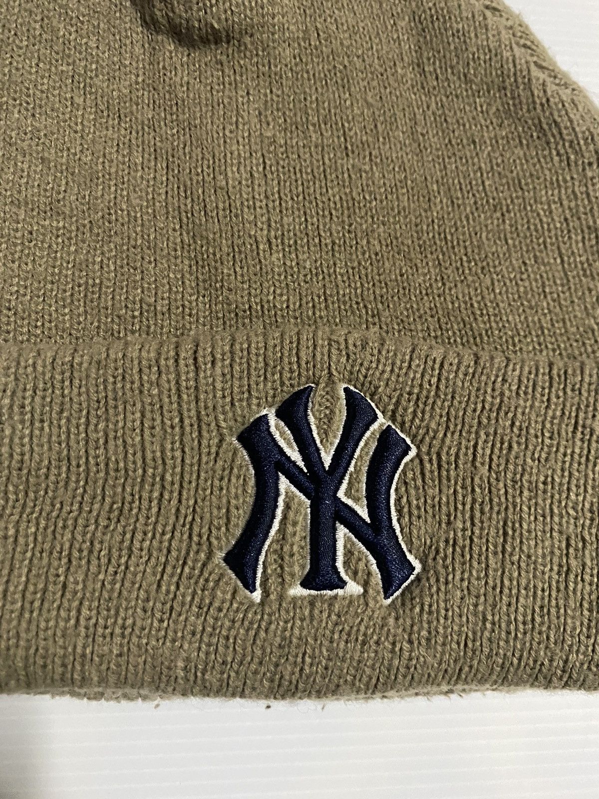 MLB MLB New York Small Logo Embroidery Beanie Hat Size ONE SIZE - 2 Thumbnail