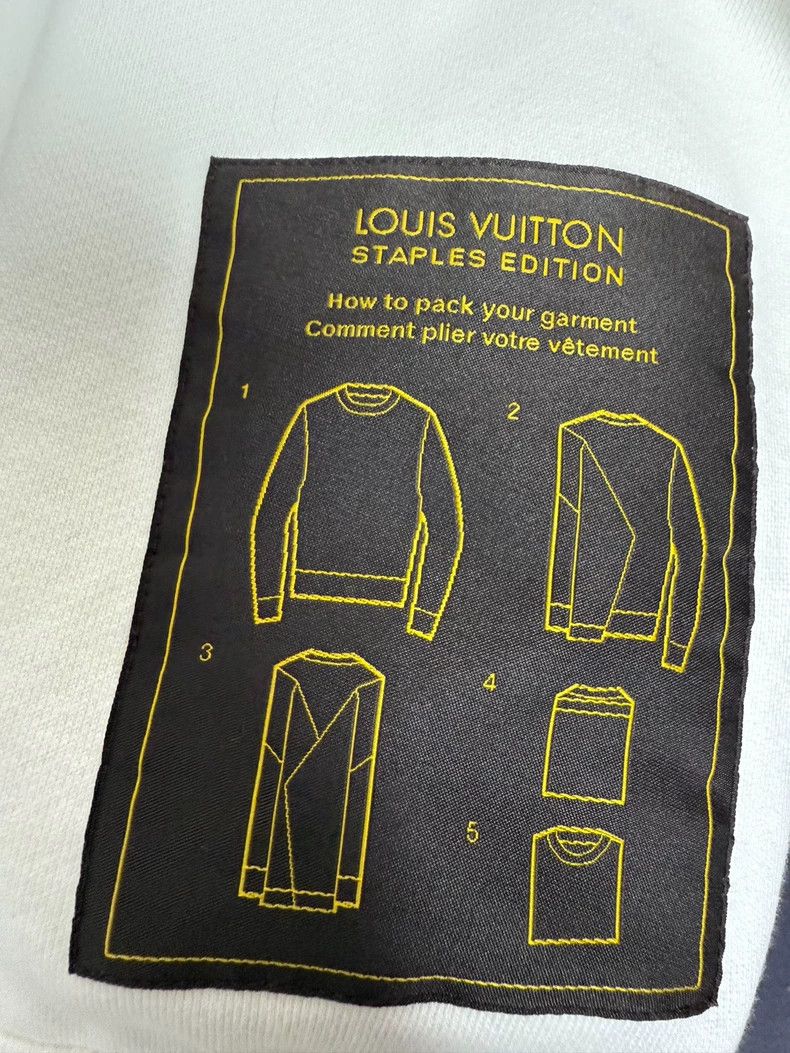 Louis Vuitton Louis Vuitton Pure White Sweatshirt Size US L / EU 52-54 / 3 - 5 Thumbnail