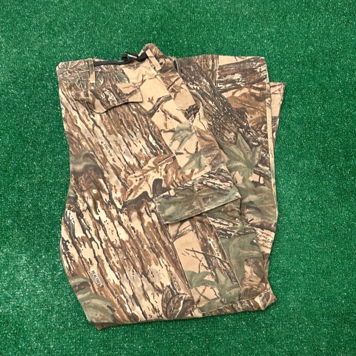Realtree VINTAGE Real Tree Camo VTG Cargo Pants Mens Large 36 Hunter Skater 90s Grunge Hip Hop Hunting Size US 33 - 5 Thumbnail