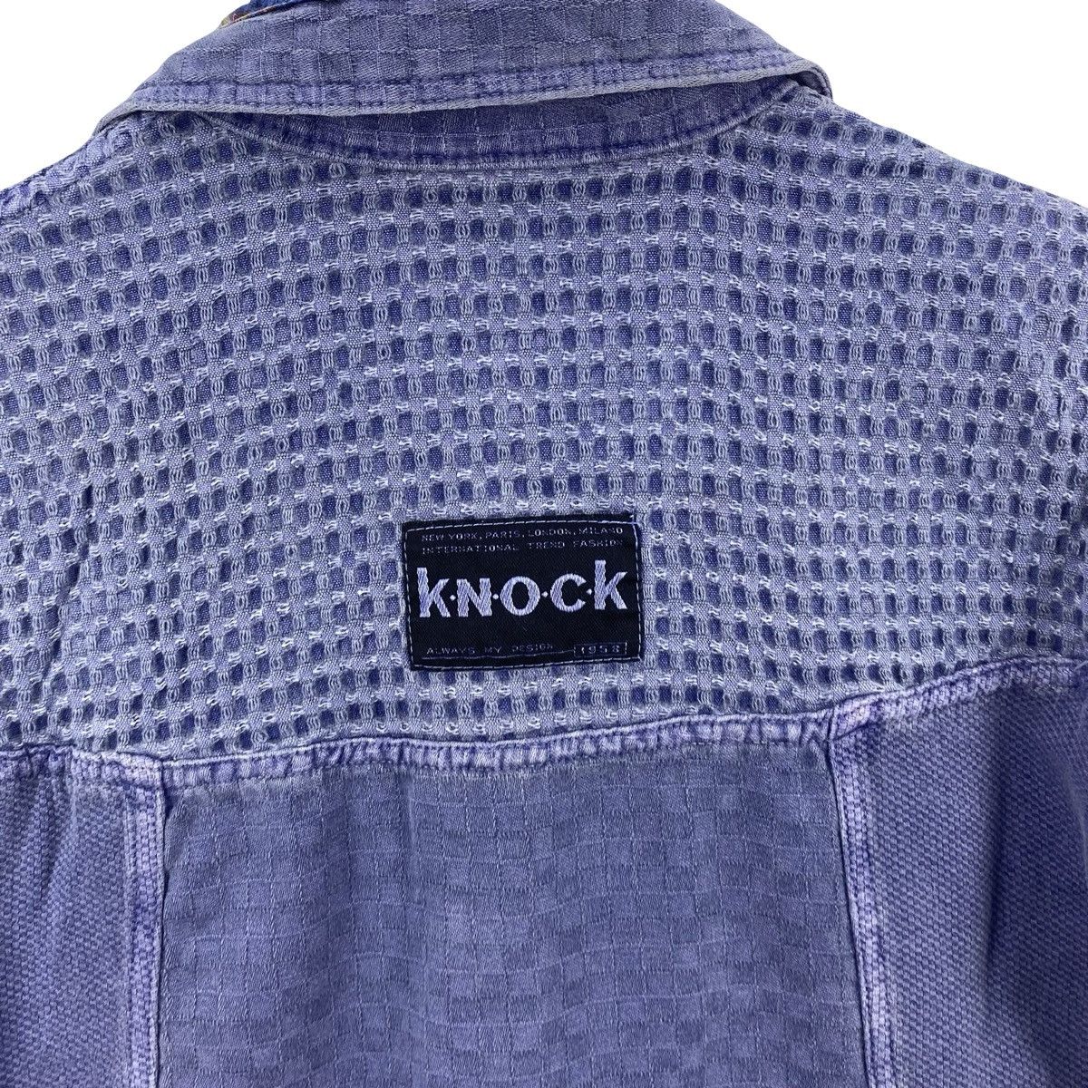 Vintage Vintage KNOCK Japan Style Patchwork Sleeveless Waffle Size XL / US 12-14 / IT 48-50 - 8 Thumbnail