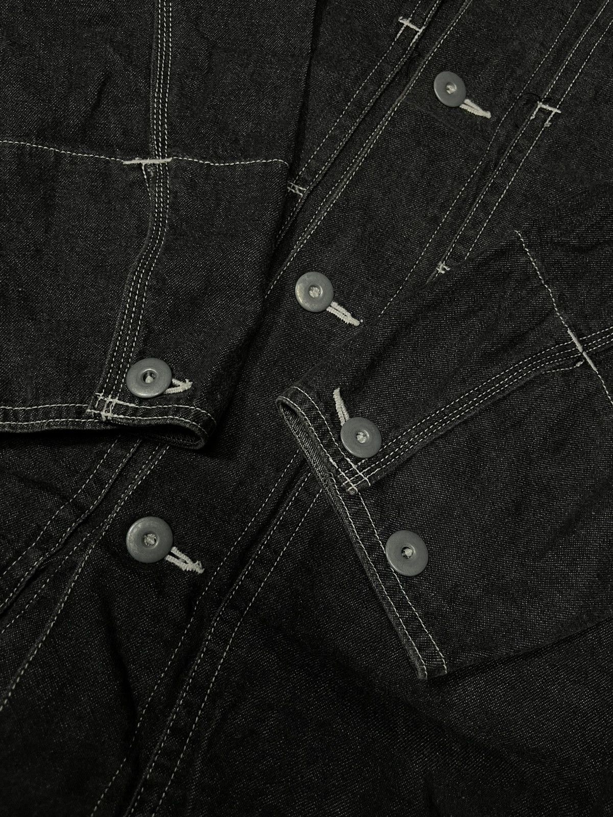 Issey Miyake Issey Miyake Studio Denim Work Jacket Size US L / EU 52-54 / 3 - 3 Thumbnail