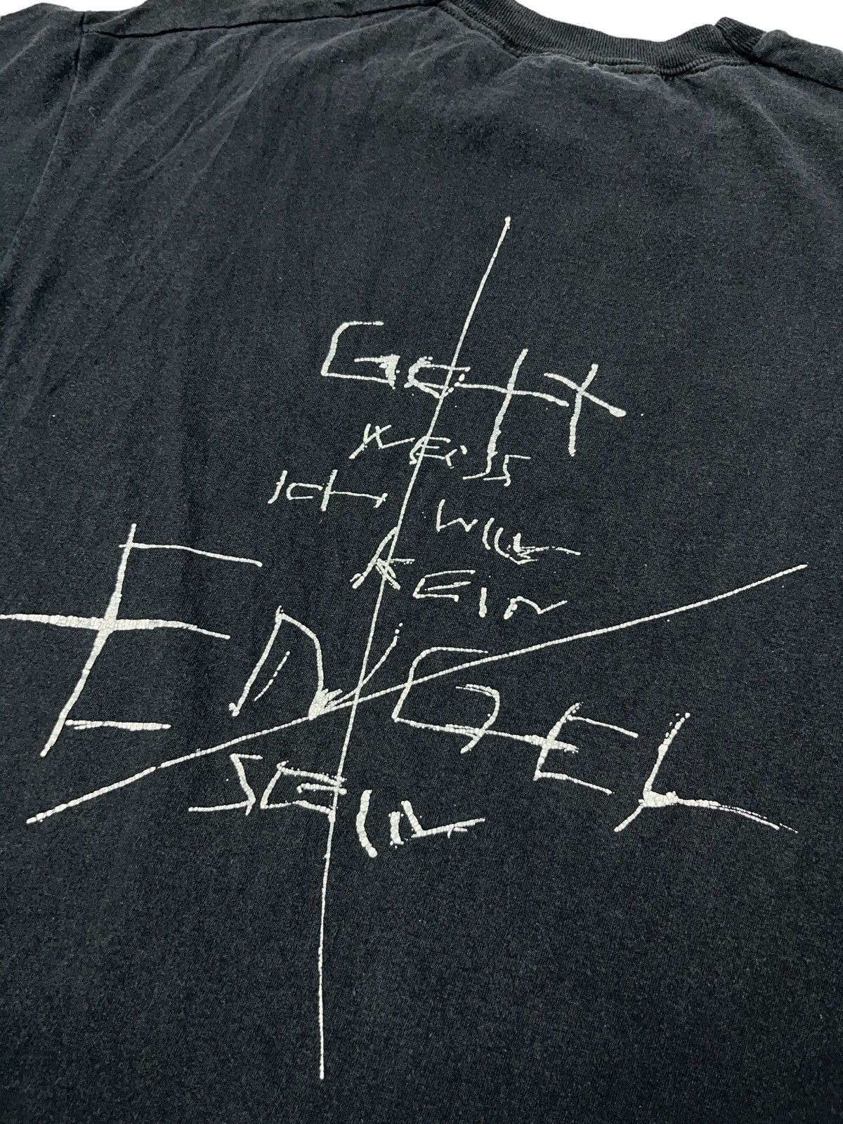 Band Tees Vintage 90s Rammstein Engel Sehnsucht T-shirt Industrial Size US L / EU 52-54 / 3 - 7 Thumbnail