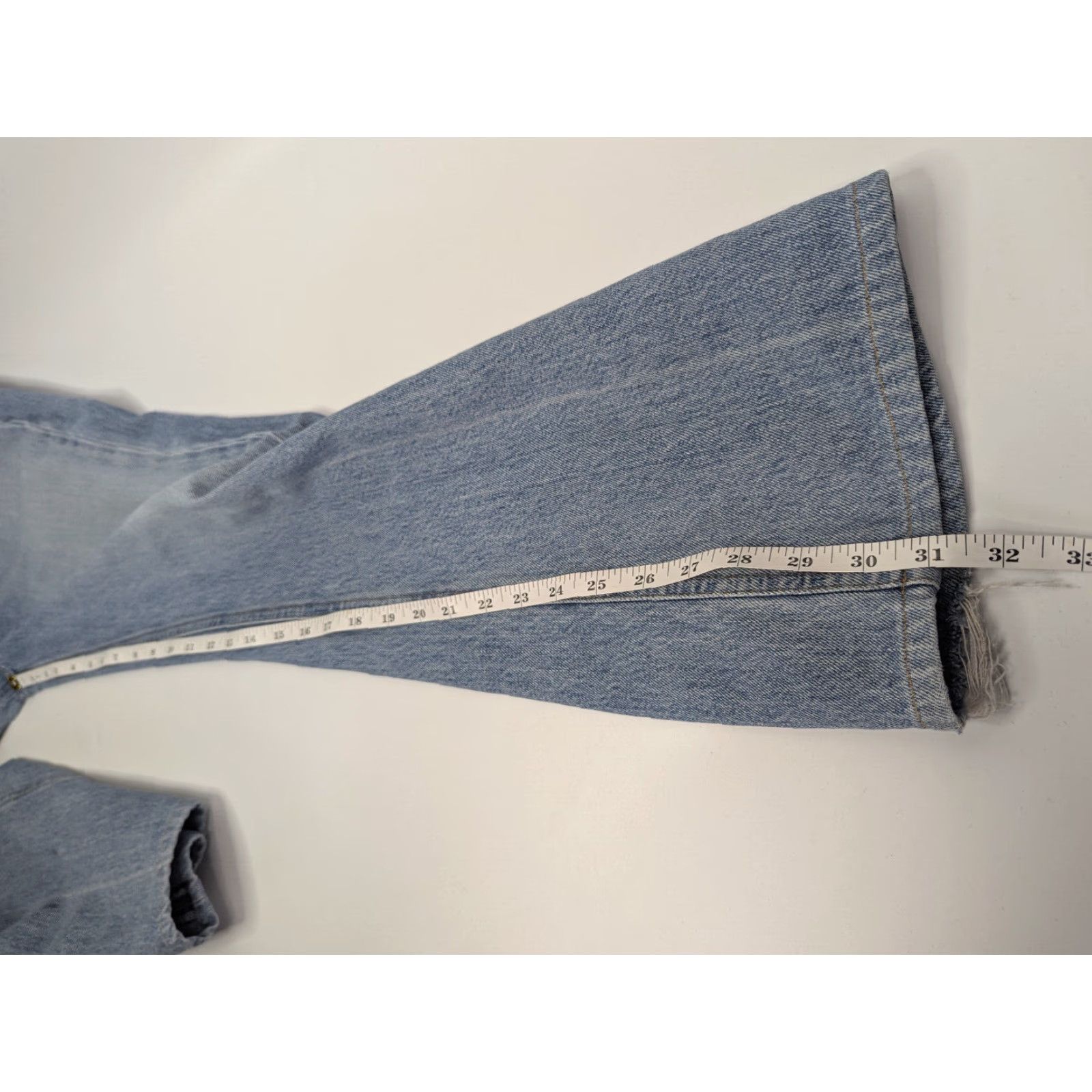 Agolde AGOLDE Jeans Womens 29 Blue Vintage Flare High Rise Organic Cotton Denim Size 29" - 7 Thumbnail