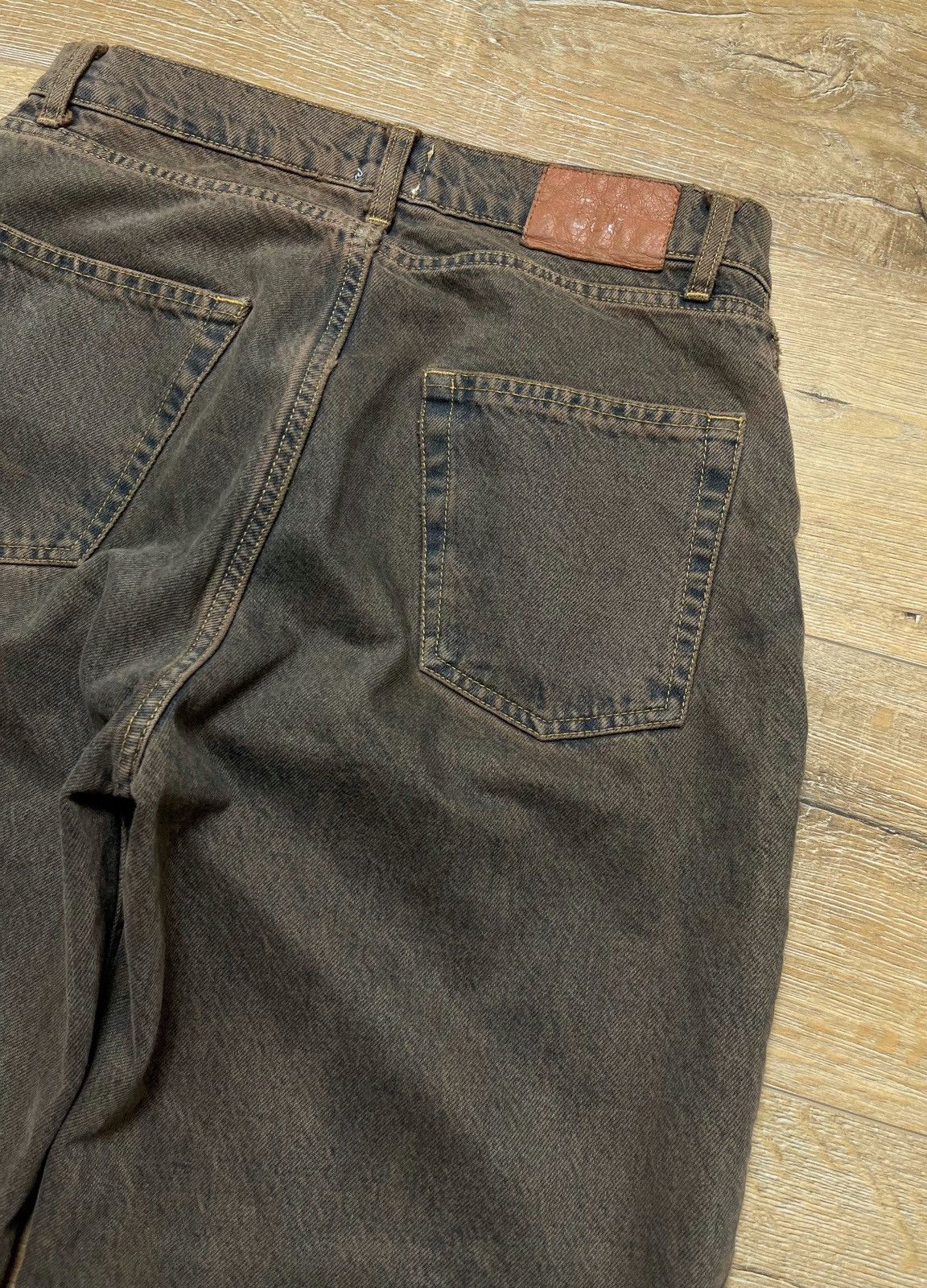 Hysteric Glamour VTG BALENCIAGA X RICK OWENS STYLE BAGGY FADED JEANS 90S Size US 30 / EU 46 - 10 Thumbnail