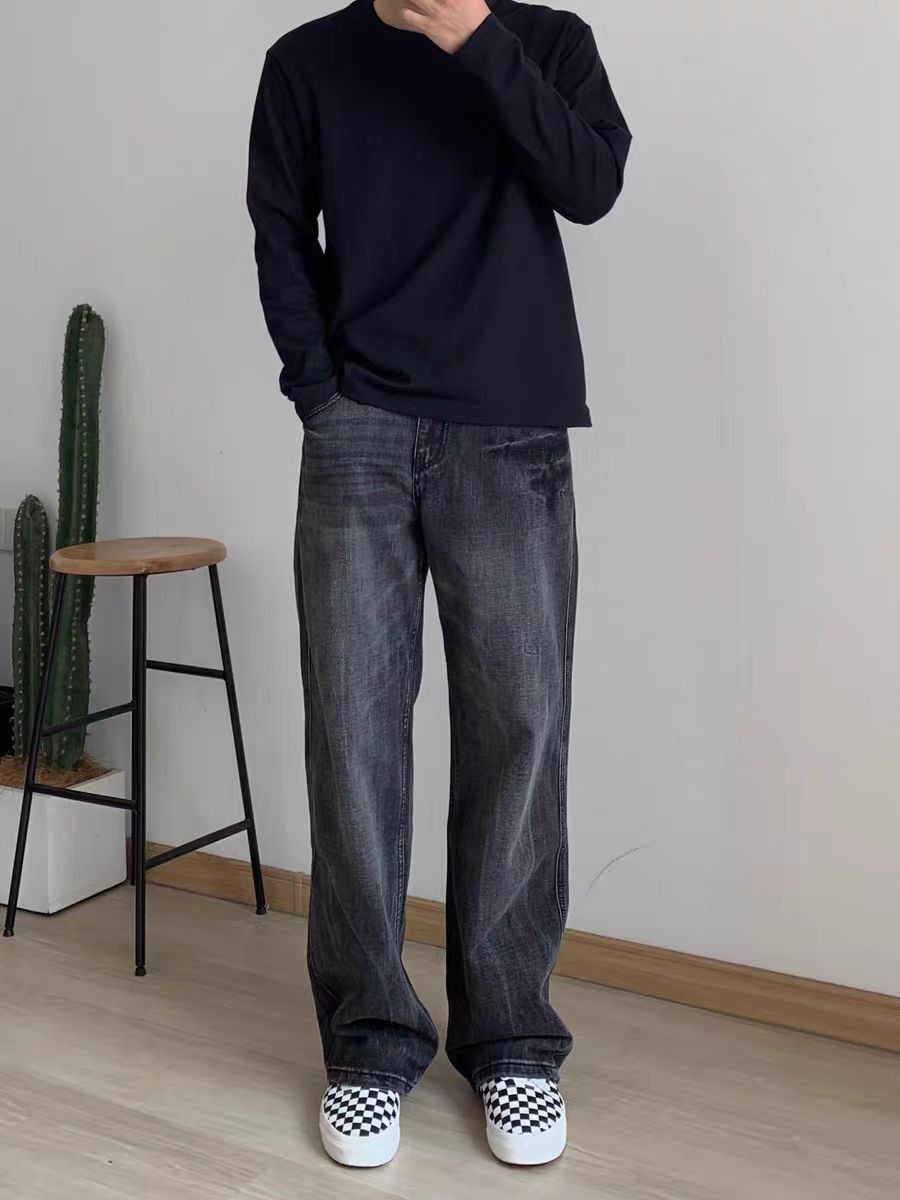 Japanese Brand × Vintage Vintage Washed and Aged Black Casual Jeans Size US 36 / EU 52 - 1 Thumbnail