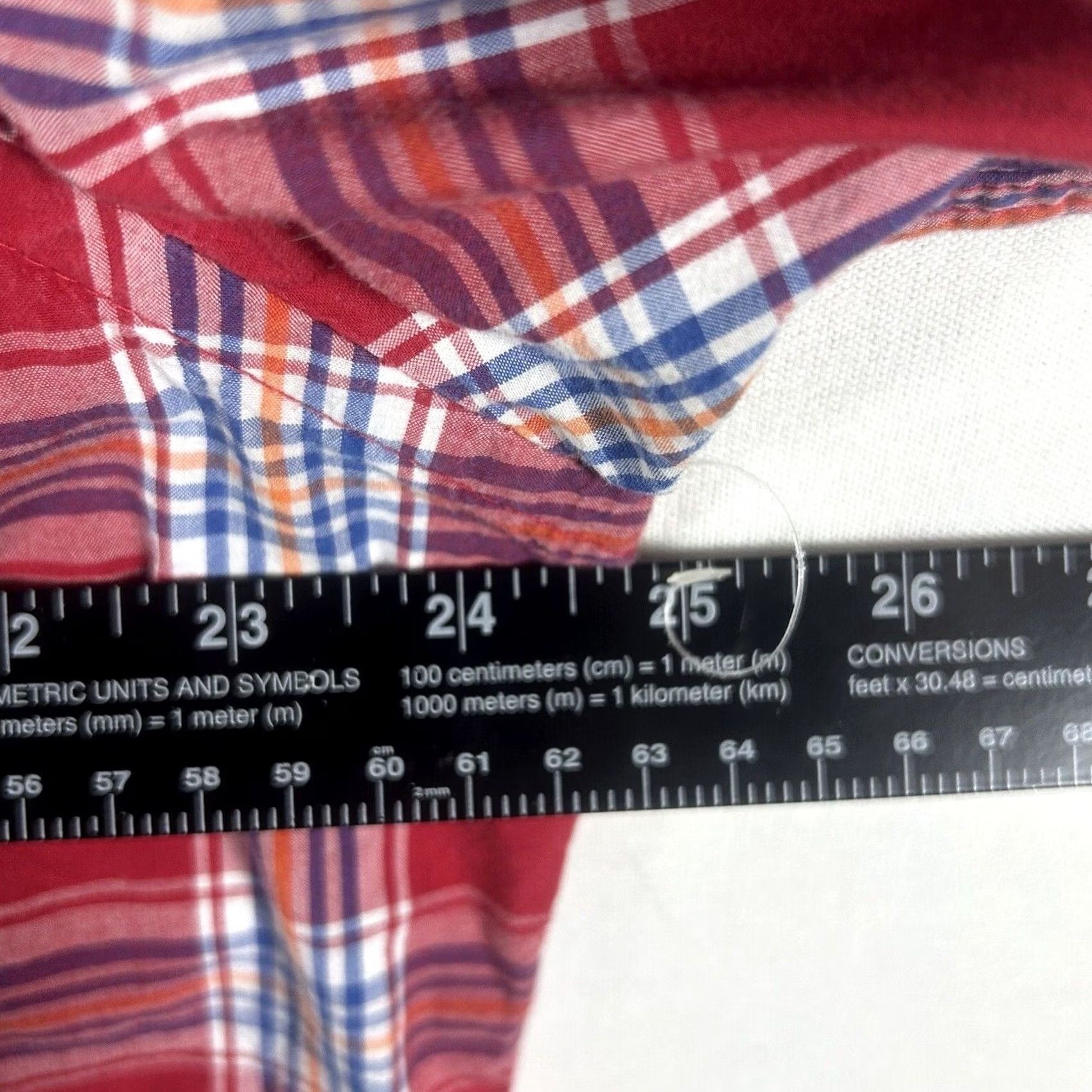 Old Navy Old Navy The Classic Shirt Button-Up Men XL Red Plaid Long Sleeve Regular Fit Casual Shirt Size US XL / EU 56 / 4 - 4 Thumbnail