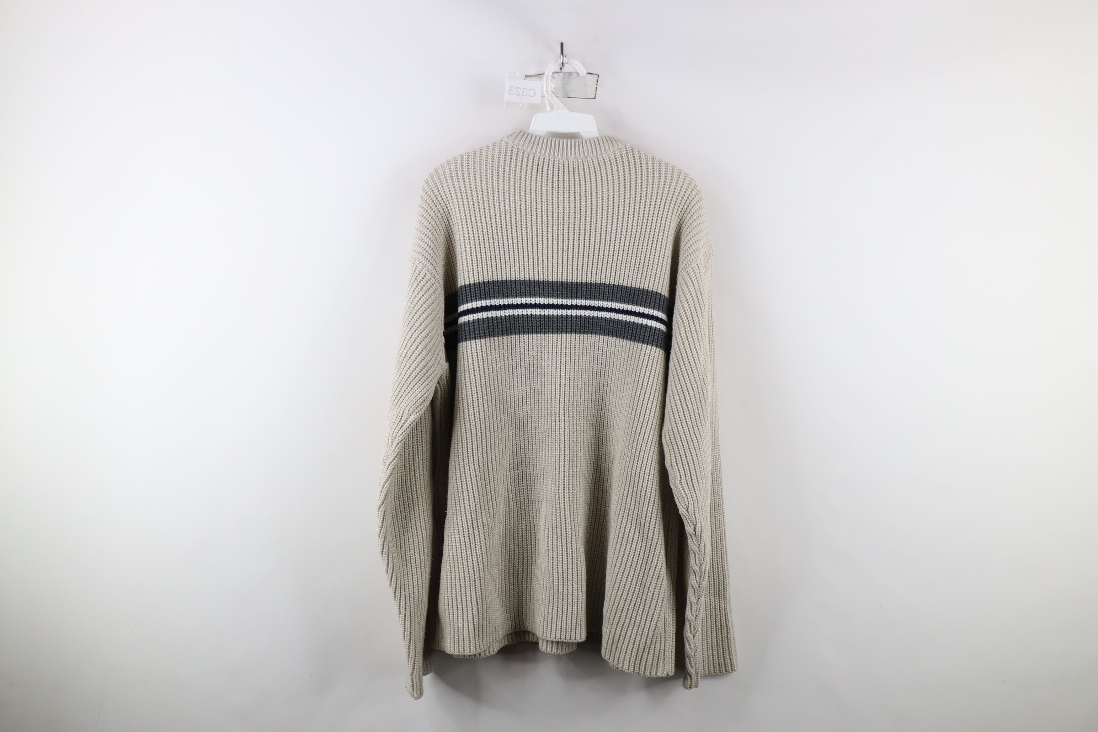 Aeropostale × Vintage Vintage 90s Y2K Aeropostale Ribbed Knit Crewneck Sweater Size US XL / EU 56 / 4 - 8 Thumbnail