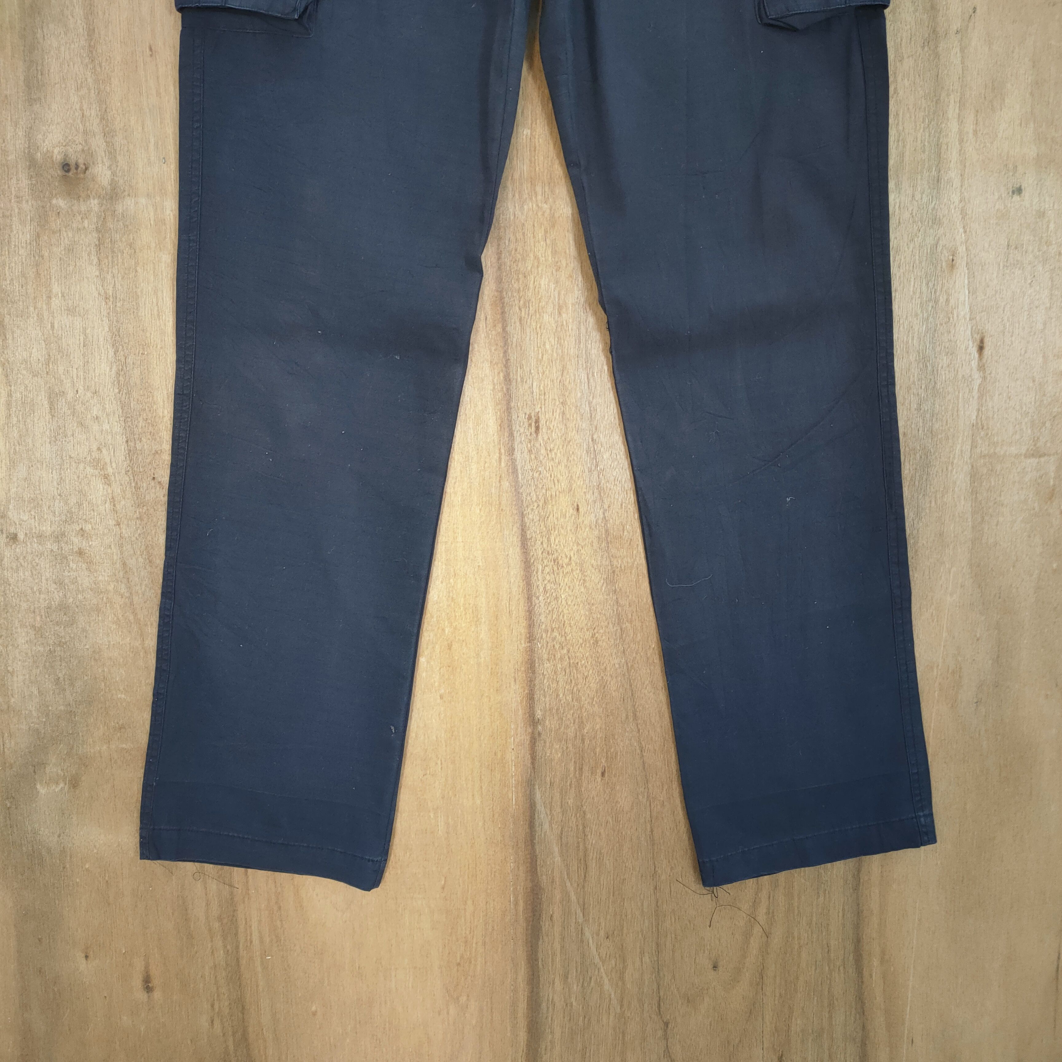 Japanese Brand BARSAS RIPTOP BLACK CARGO PANTS Size US 30 / EU 46 - 3 Thumbnail