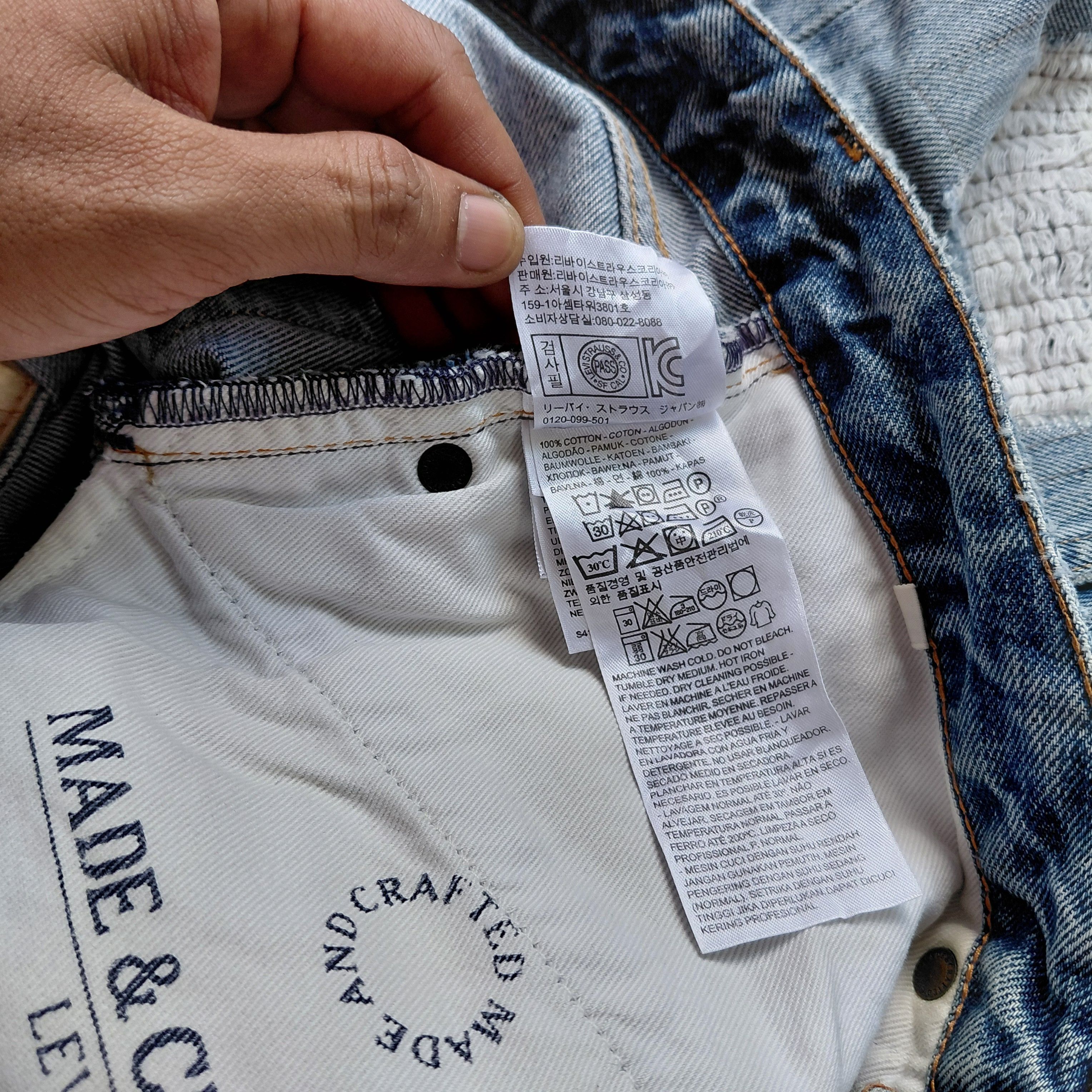 Levi's Made & Crafted Vintage Levi's Made & Crafted Distressed Pants Size US 30 / EU 46 - 7 Thumbnail