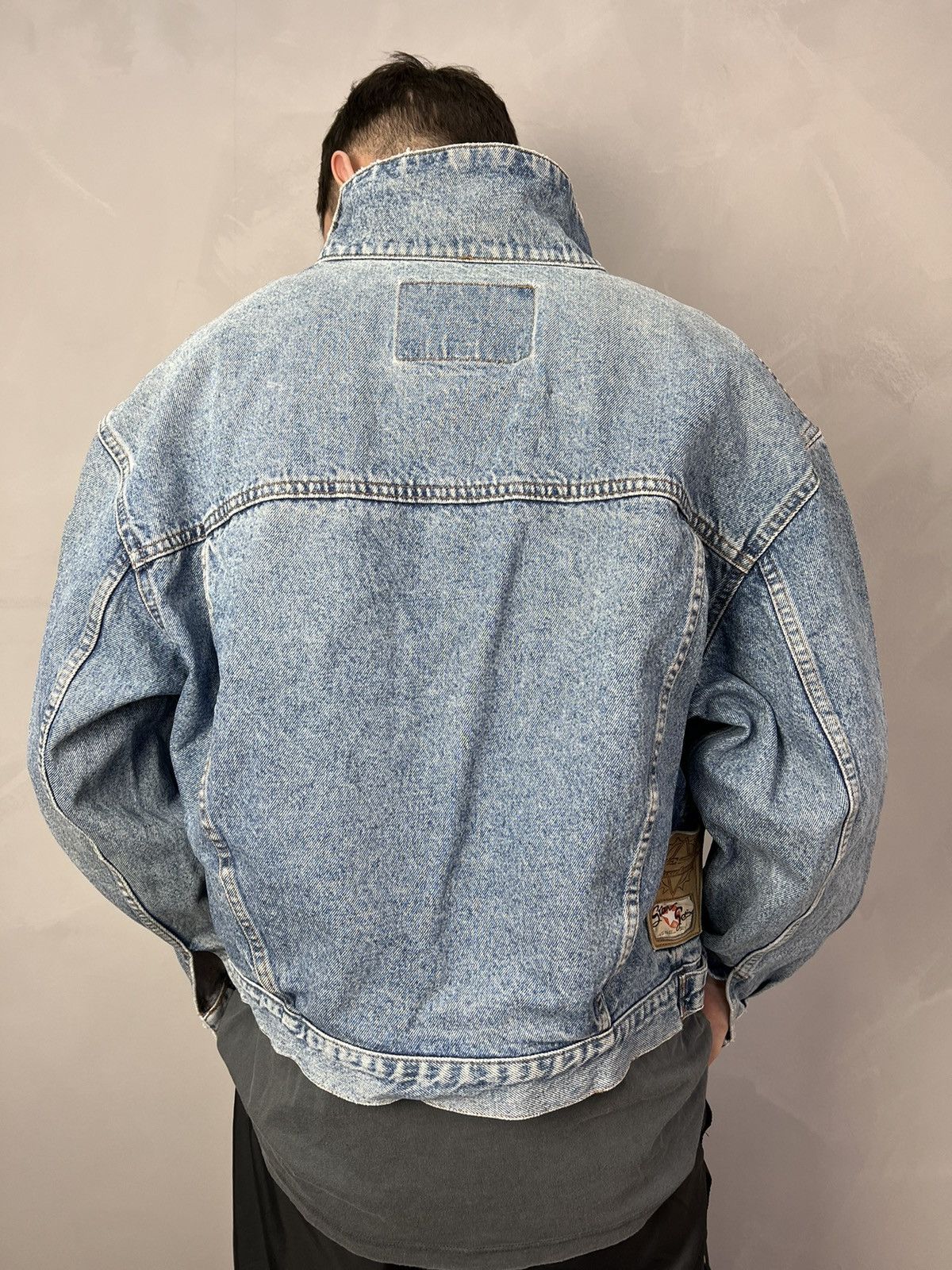 Diesel × Japanese Brand Diesel Distressed Denim Trucker boxy Jacket Size US M / EU 48-50 / 2 - 13 Thumbnail