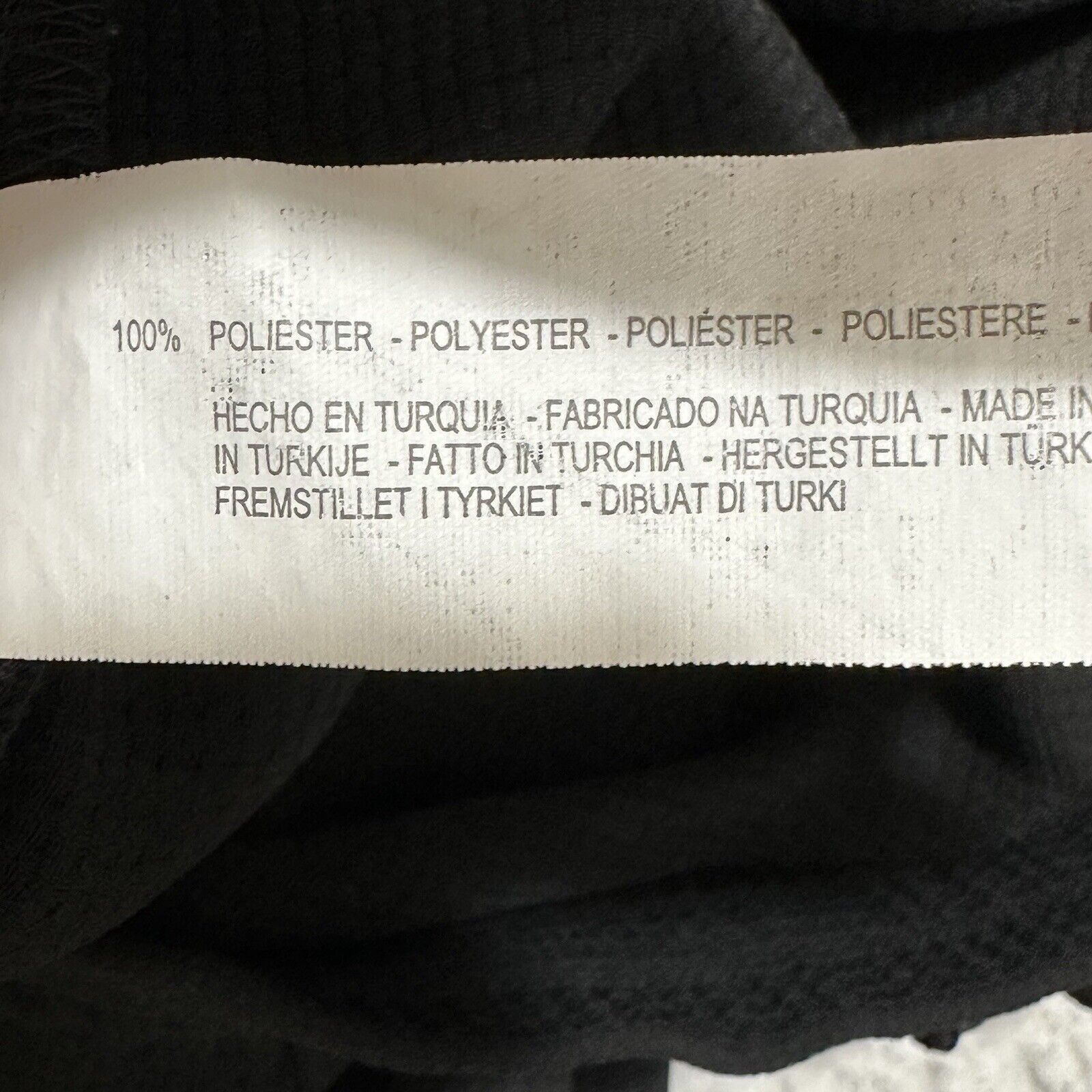 Zara Zara Small Wide Leg Capri Sweatpants Black Lightweight Pants Size 28" / US 6 / IT 42 - 5 Thumbnail