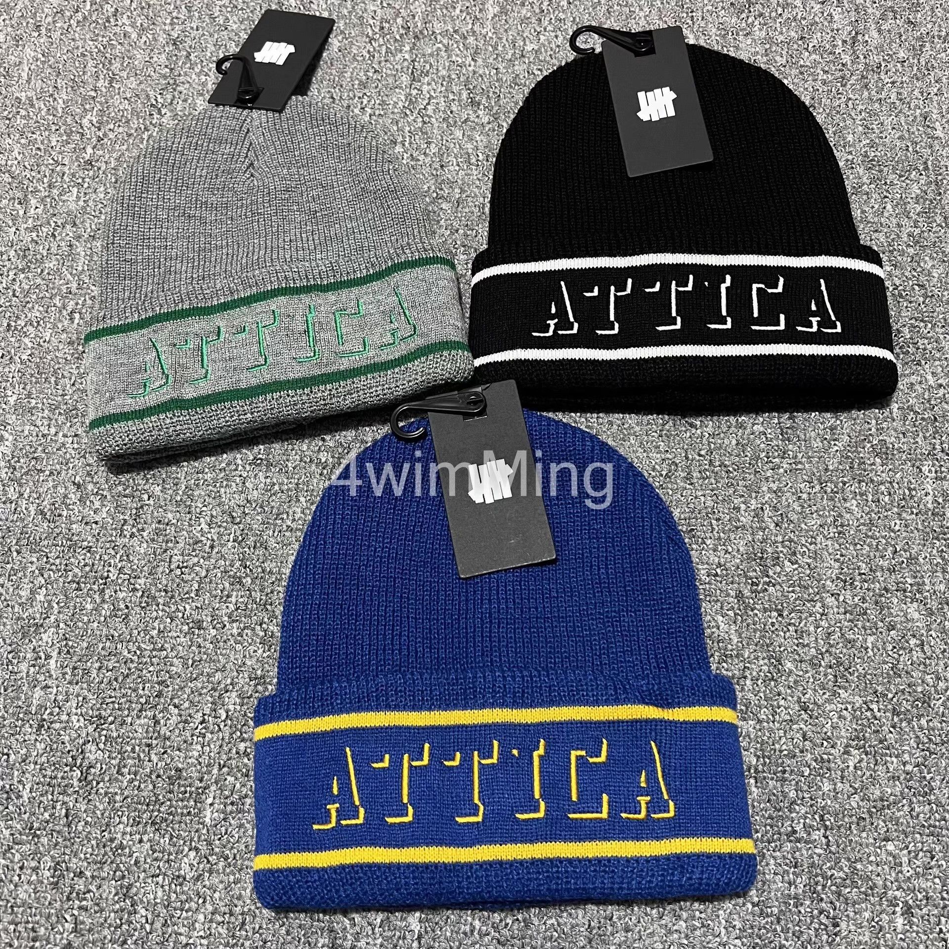 Undefeated UndefeatedEmbroideredKnittedBeanieThreecolors in stock Q7 Size ONE SIZE - 1 Thumbnail