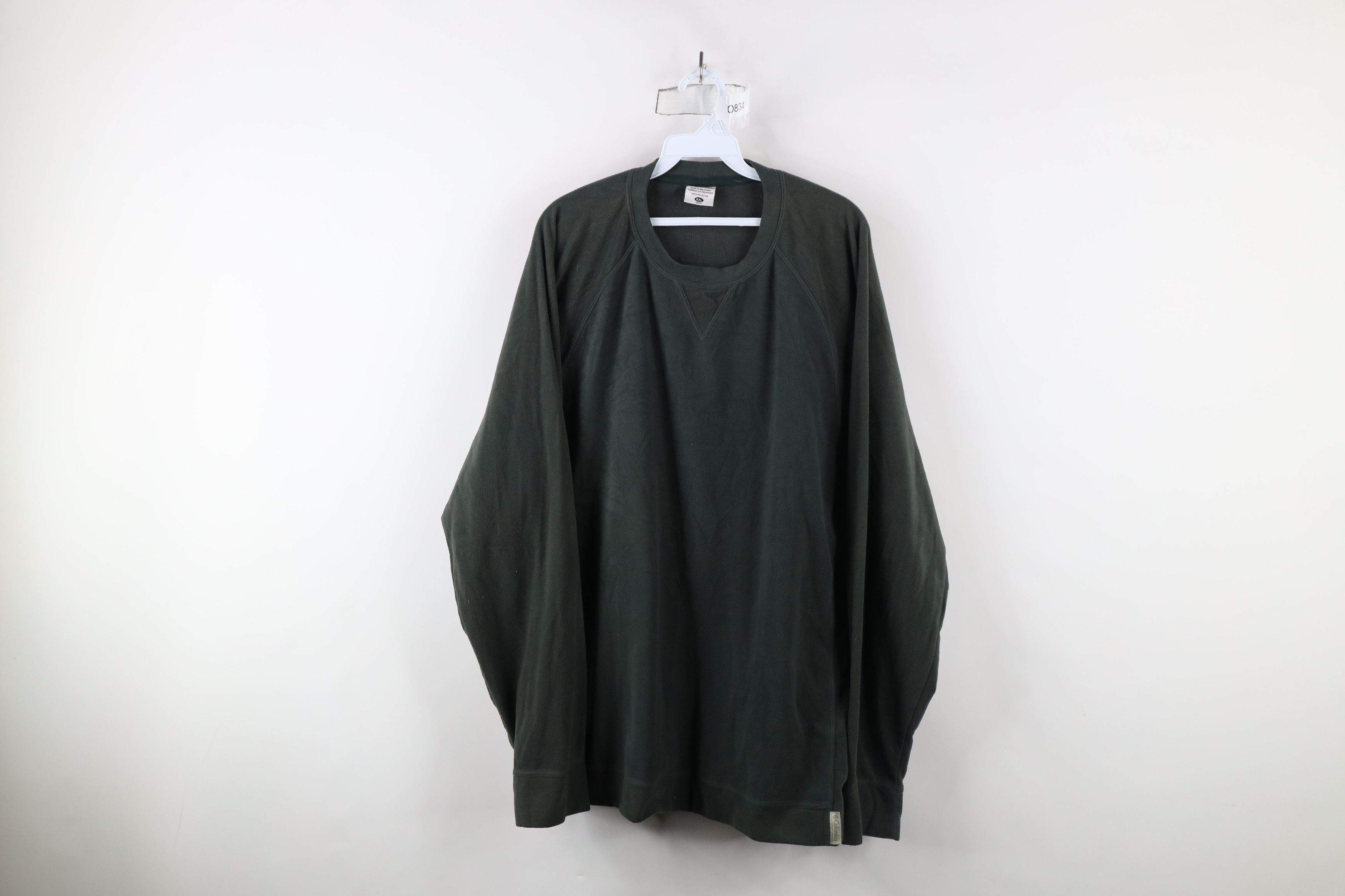 Columbia × Vintage Vintage Columbia Spell Out Fleece Crewneck Sweater Green Size US XXL / EU 58 / 5 - 1 Thumbnail