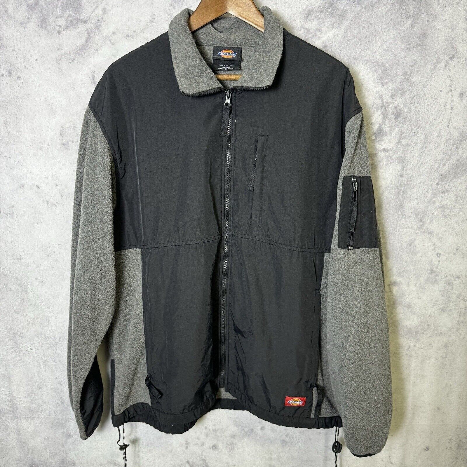 Dickies Dickies Soft Shell Fleece Jacket Mens Large Black Gray Full Size US L / EU 52-54 / 3 - 1 Thumbnail