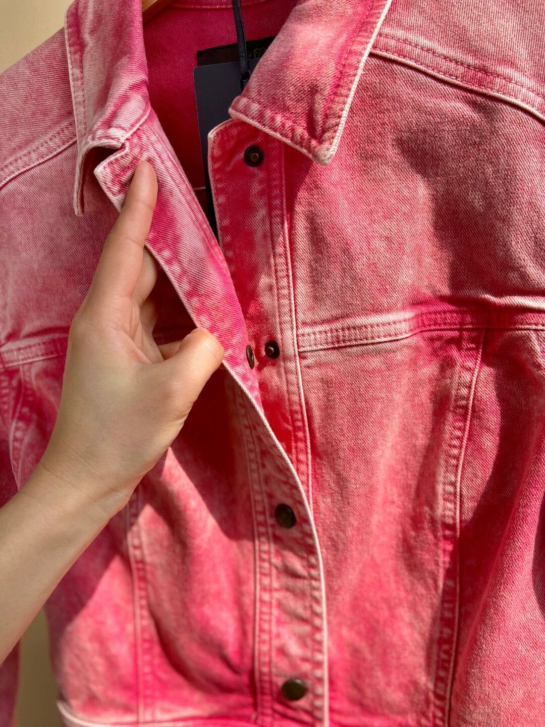 Roberto Cavalli Roberto Cavalli Runway Pink Denim Dress 38 Size XS / US 0-2 / IT 36-38 - 4 Thumbnail