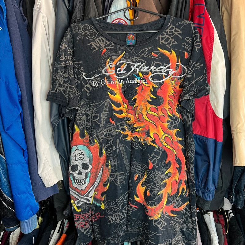 Christian Audigier × Ed Hardy tshirt EdHardy XL rare vintage grail Size US XL / EU 56 / 4 - 1 Thumbnail
