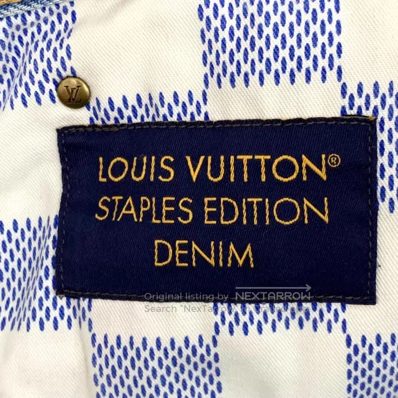 Louis Vuitton Louis Vuitton 25 blue logo leather denim shorts Size US 31 - 8 Thumbnail