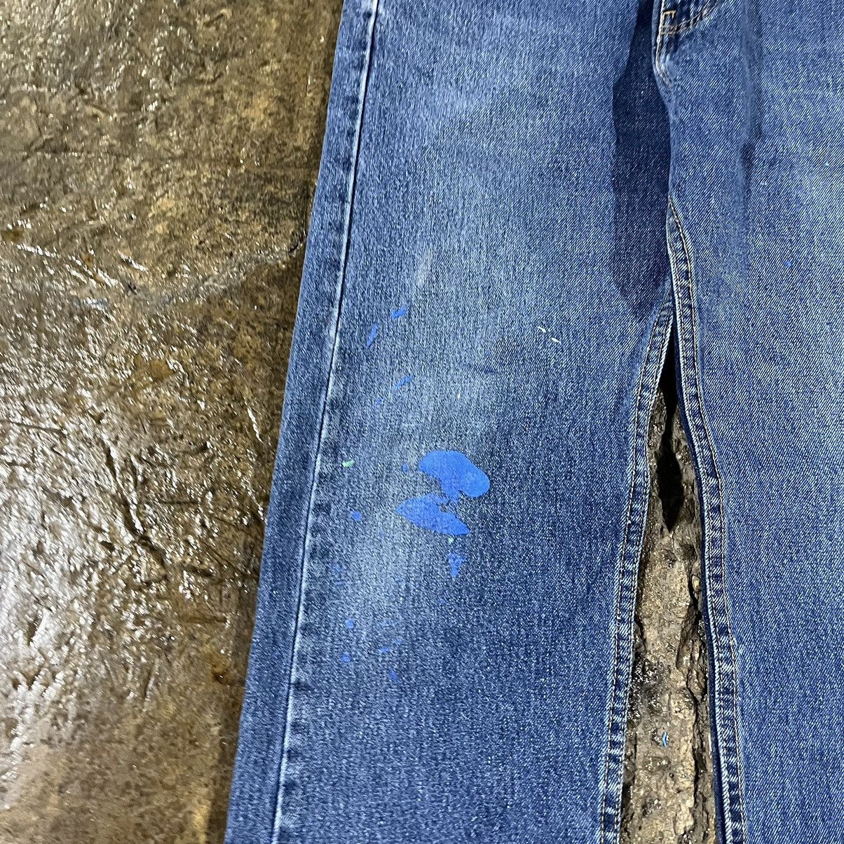 Levi's × Vintage Crazy Vintage Y2K Levi's 505 Faded Distressed Skater Jeans Size US 34 / EU 50 - 11 Thumbnail