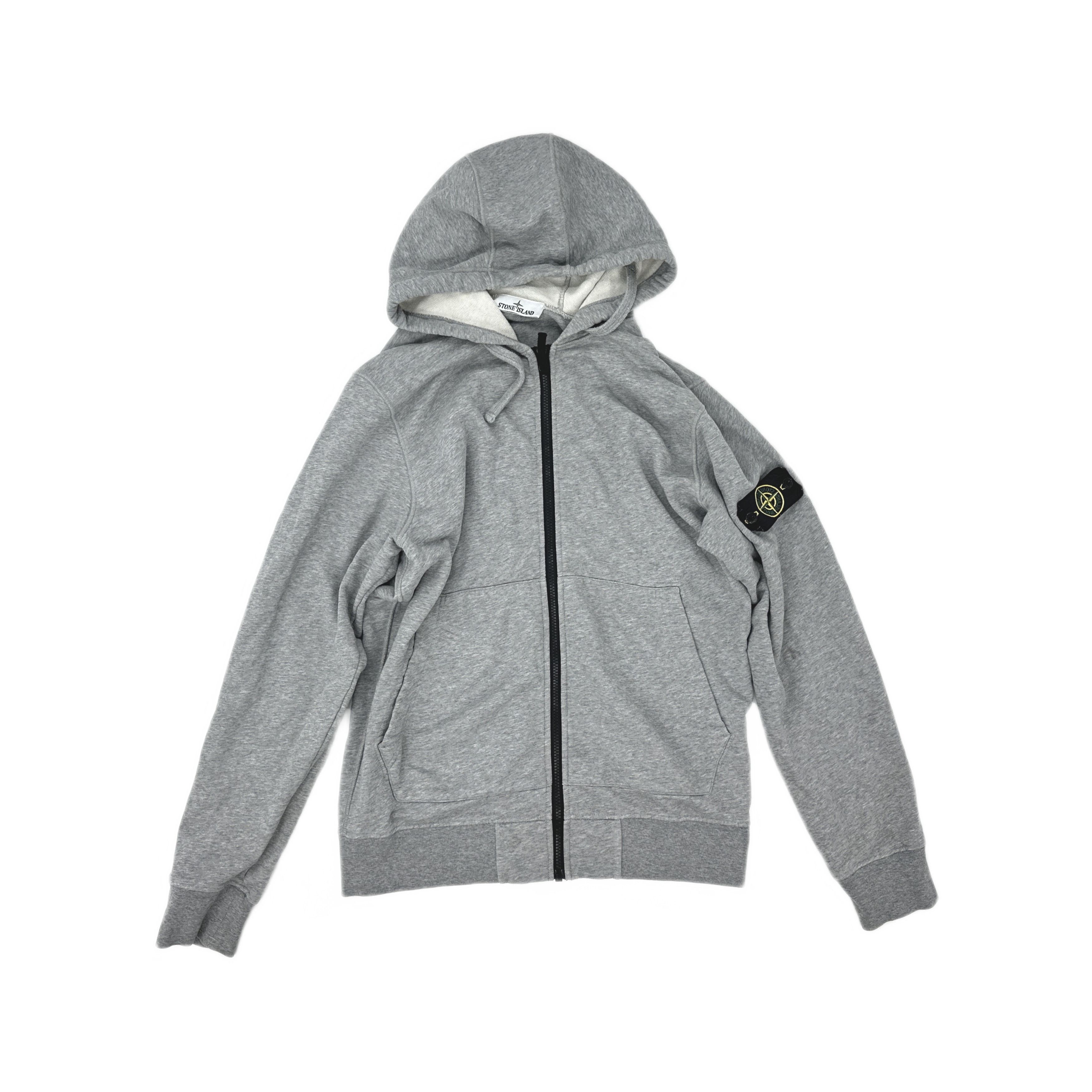 Stone Island Stone Island Gray Zip Hoodie Size XL Size US XL / EU 56 / 4 - 1 Thumbnail