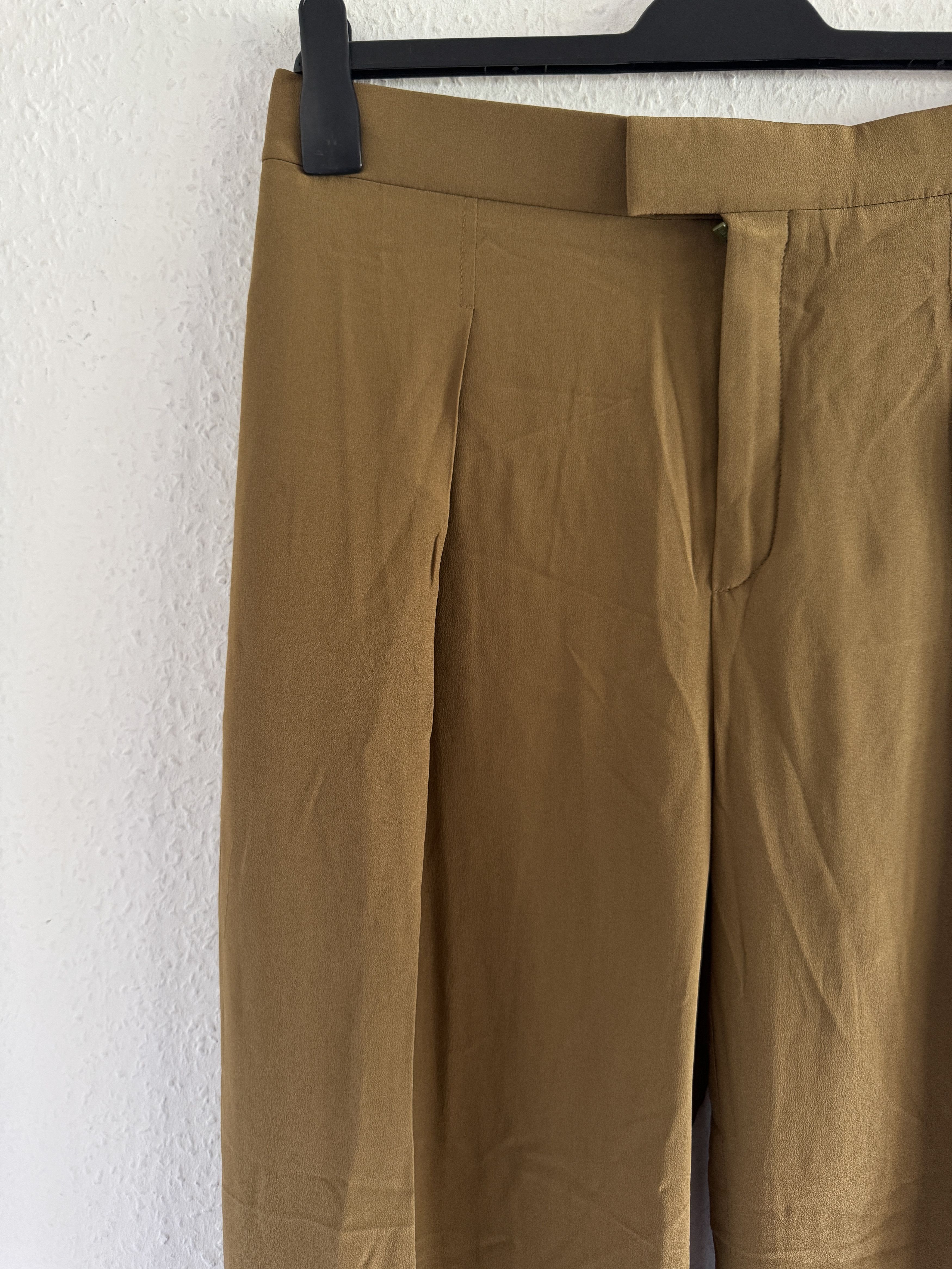 Chloe Beige Tailored Cotton Trousers Size 32" / US 10 / IT 46 - 15 Thumbnail