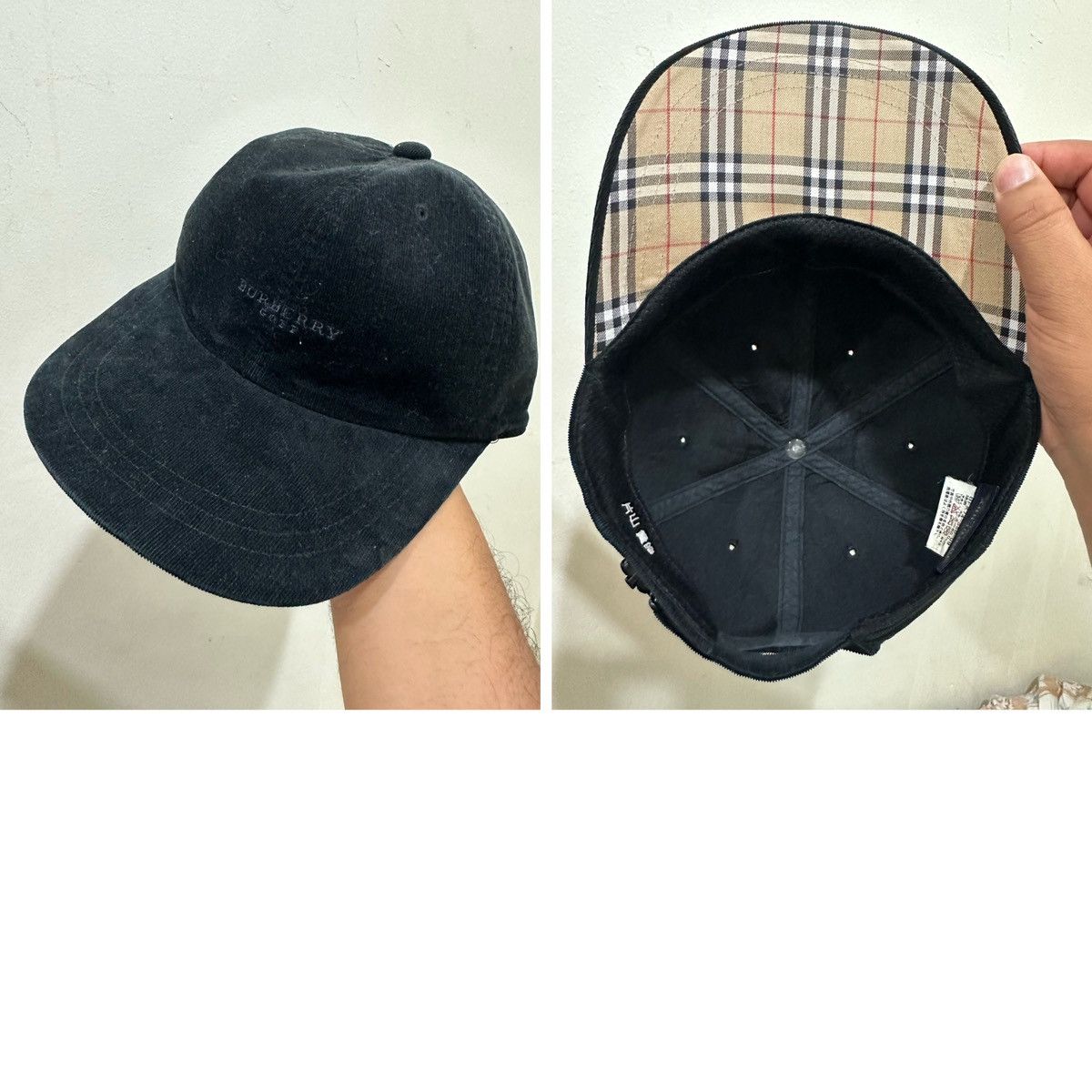 Burberry Burberry Triple Black Baseball Hat Size ONE SIZE - 1 Thumbnail